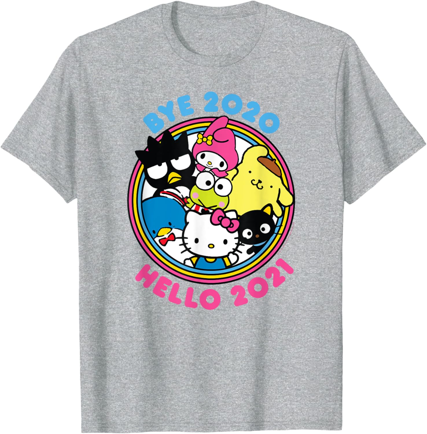 Hello Kitty New Year's T-Shirt 2021 for Kids and Friends Celebrations - 1