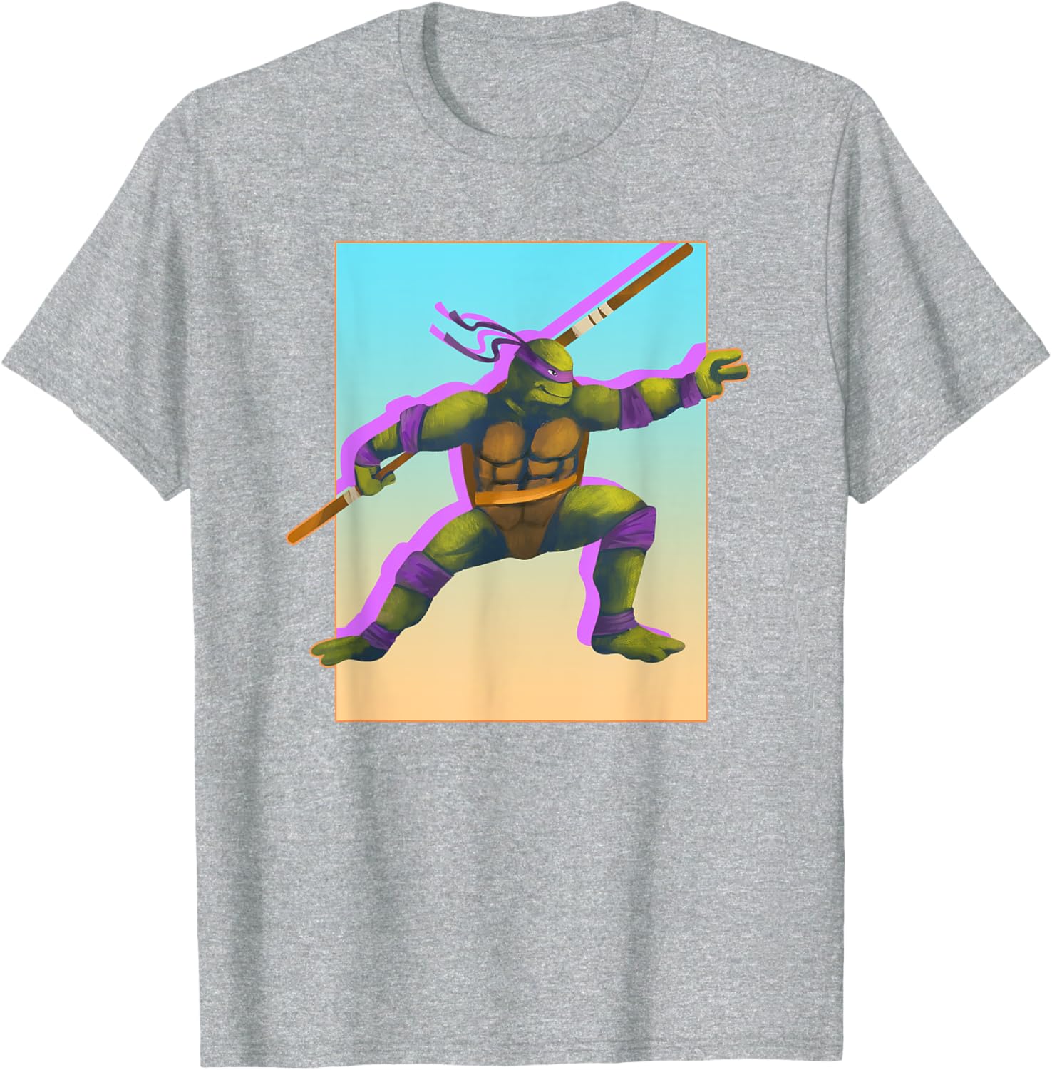 Donatello with Staff T-Shirt by Mademark – Cool Teenage Mutant Ninja Turtles Apparel - 3
