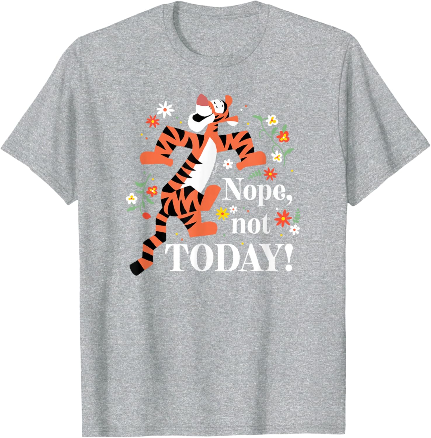 Winnie The Pooh Tigger Nope Not Today T-Shirt Fun Cozy Apparel - 7