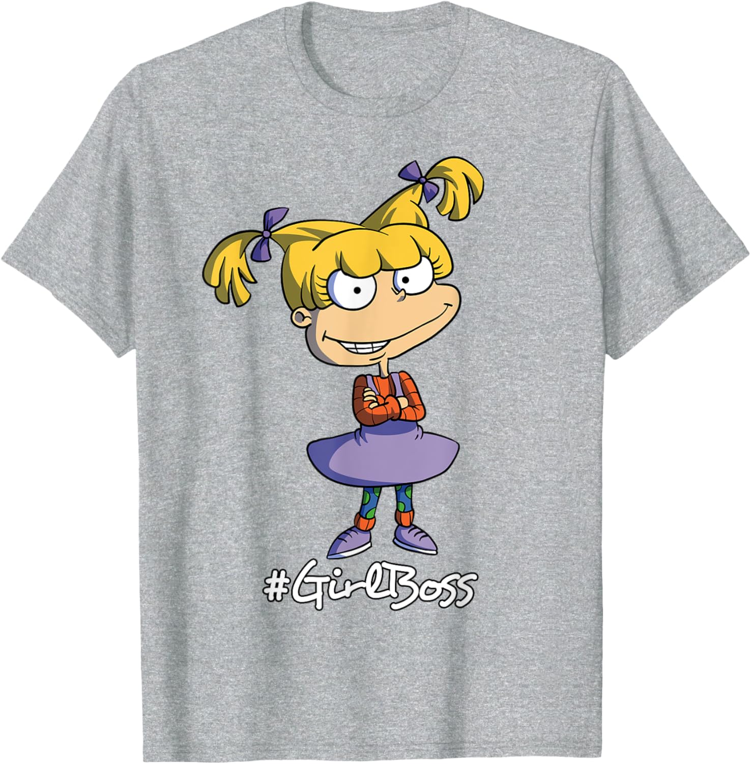 Mademark x Rugrats Angelica Pickles Girl Boss T-Shirt for Kids - 22