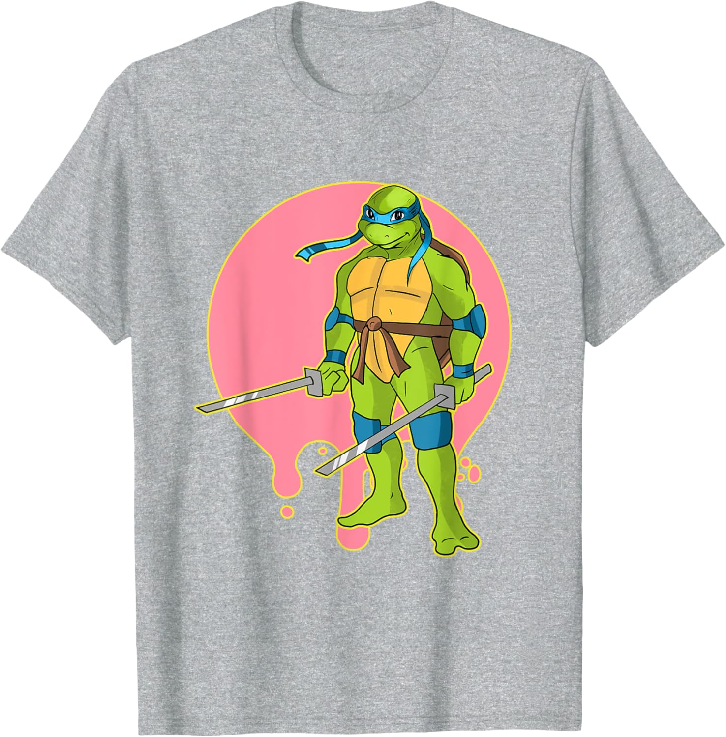 Mademark Teenage Mutant Ninja Turtles Leonardo Paint T-Shirt for Fans - 3