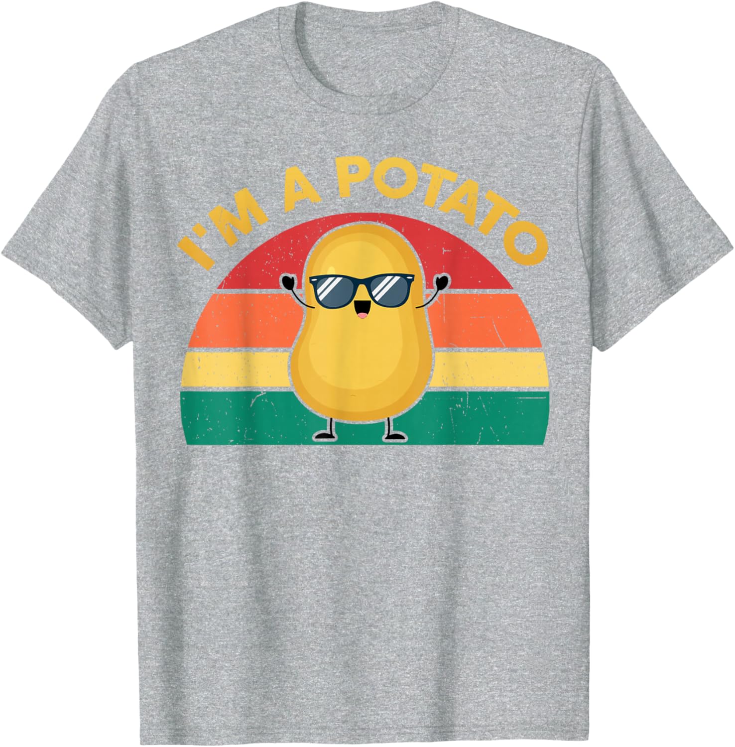 Funny I'm A Potato T-Shirt for Kids - Cute Graphic Tee for Boys and Girls - 20