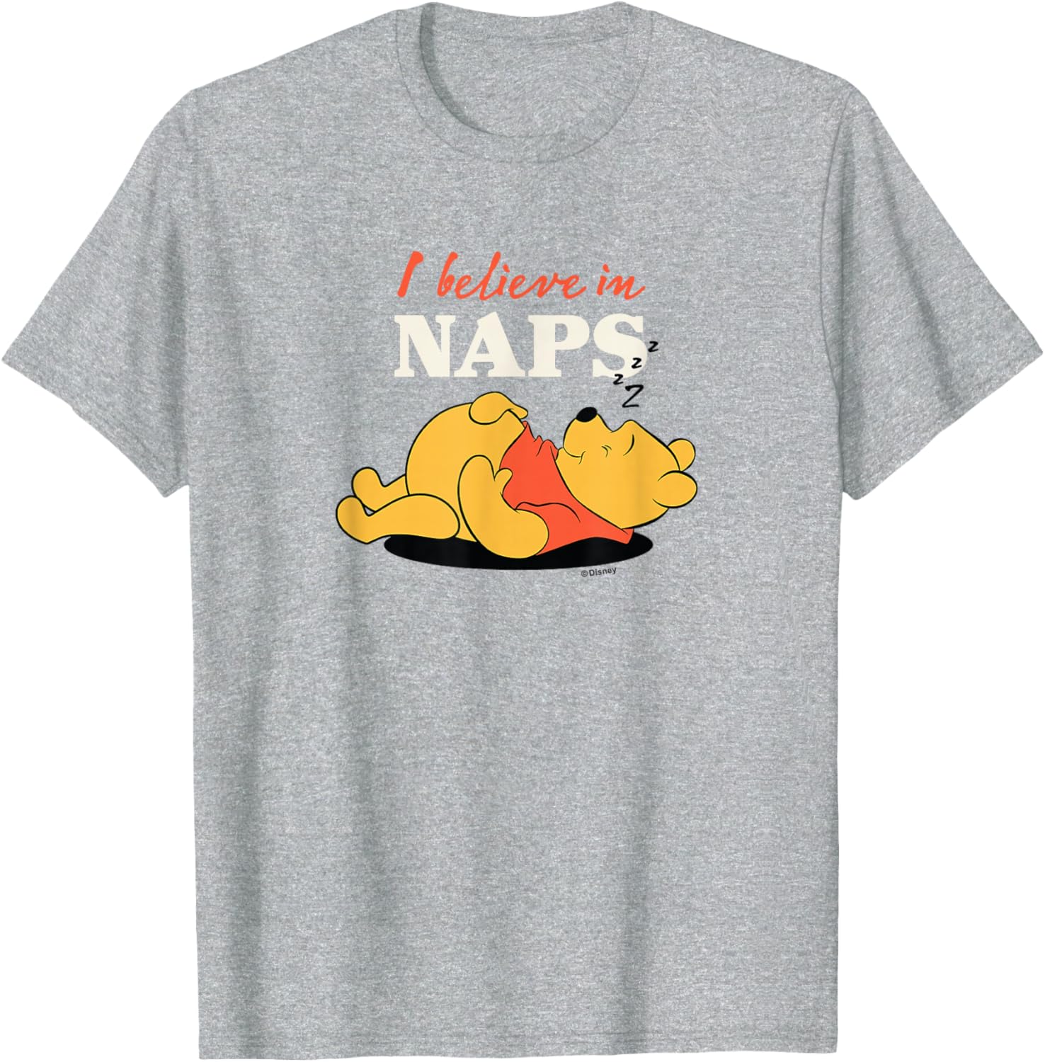 Winnie the Pooh I Believe in Naps T-Shirt for Cozy Comfort Lovers - 2