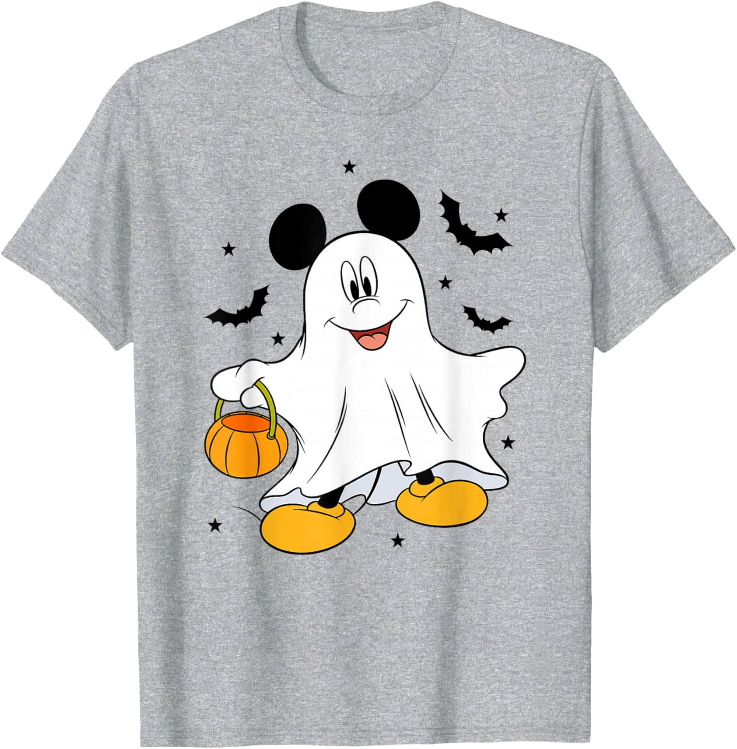 Disney Mickey Mouse Halloween Ghost T-Shirt for Fun Fall Style - 3