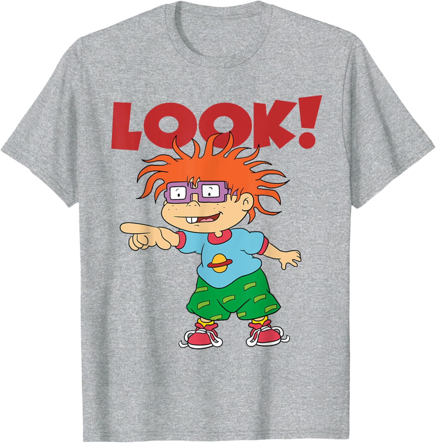 Mademark Rugrats Chuckie Finster Look T-Shirt for Kids and Adults - 1