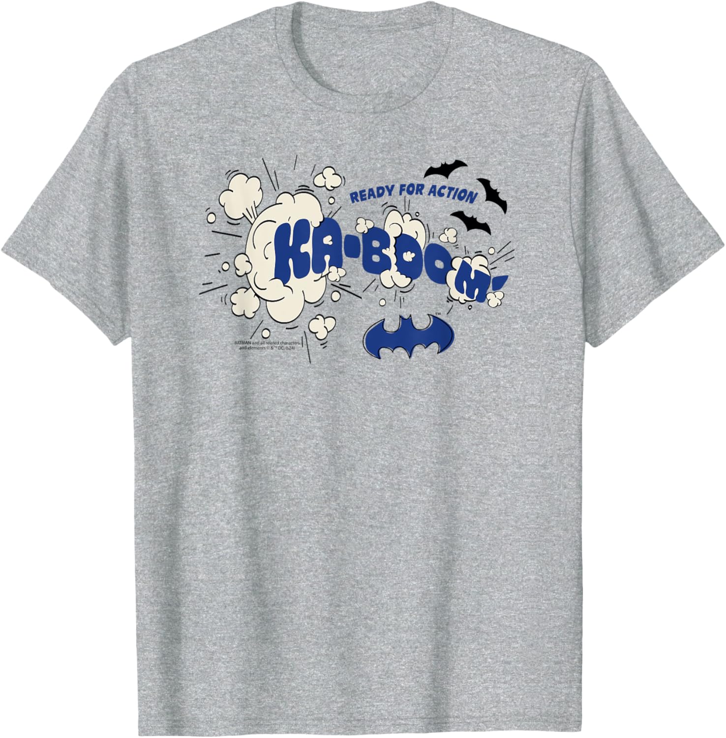 Amazon Essentials Batman Comic Kaboom Ready for Action T-Shirt - 2