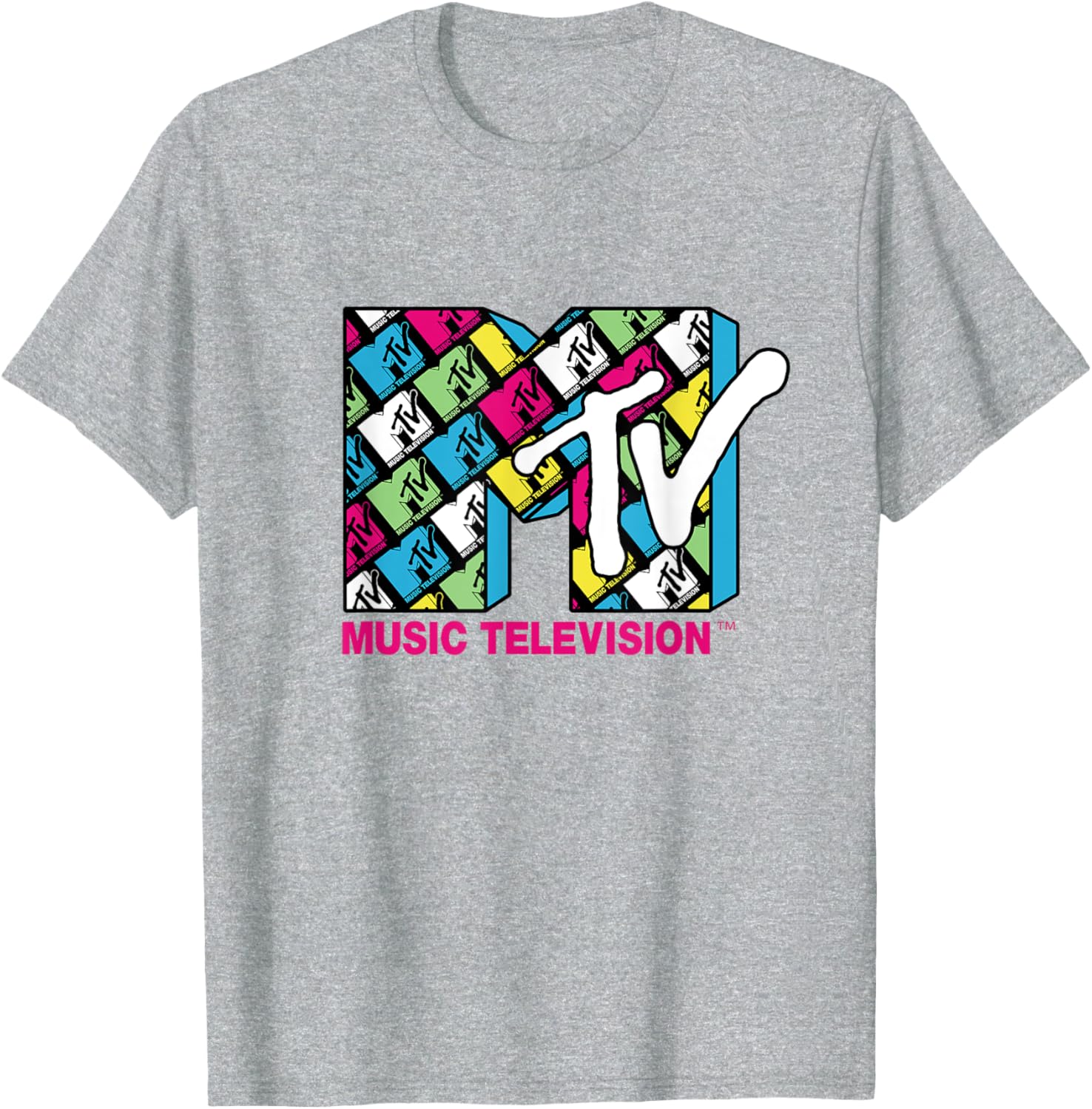 MTV Logo Colorful Mini Logos T-Shirt by Mademark - Trendy Casual Wear - 8