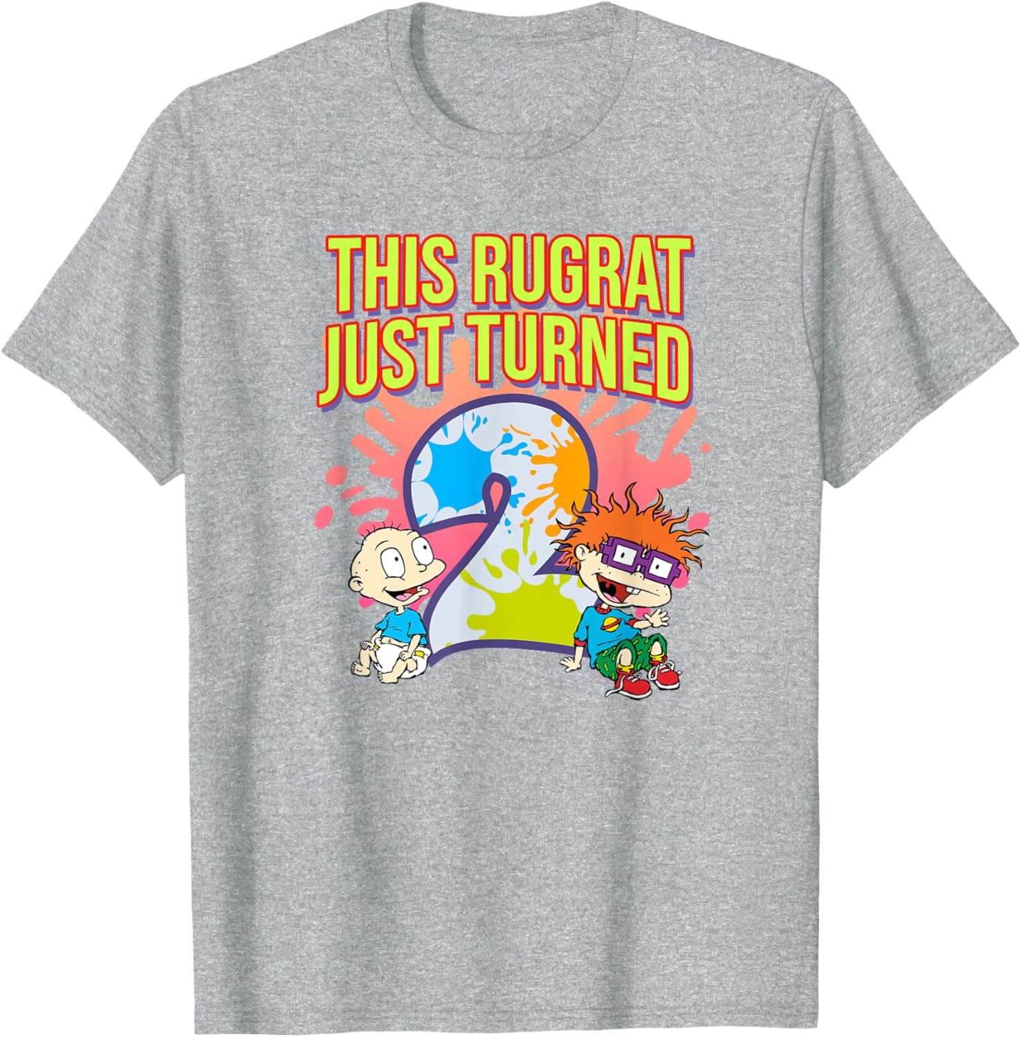 Mademark Rugrats 2nd Birthday Outfit Cute T-Shirt for Celebrating Fun - 9