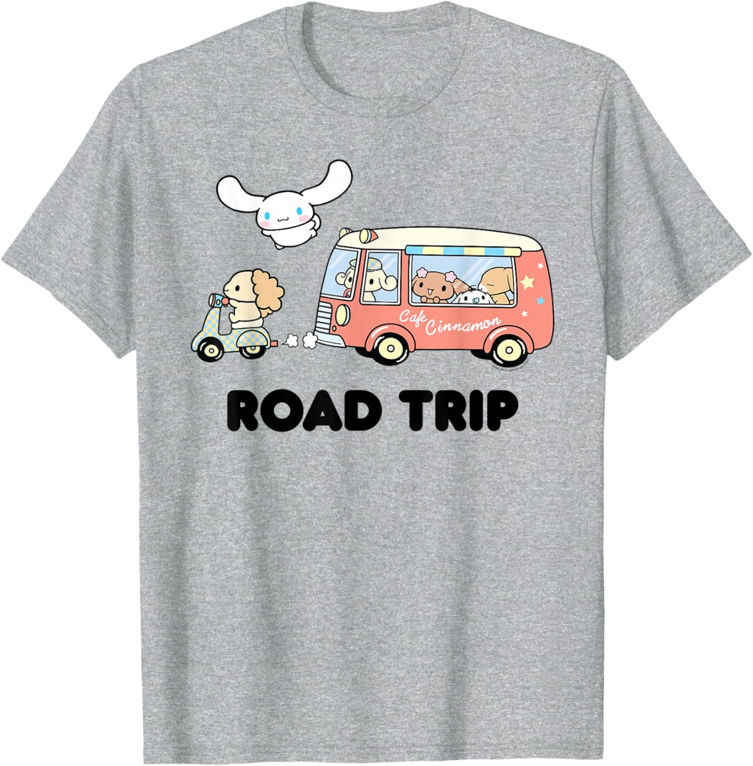 Cute Cinnamoroll Road Trip T-Shirt for Fun Adventures and Travel - 5