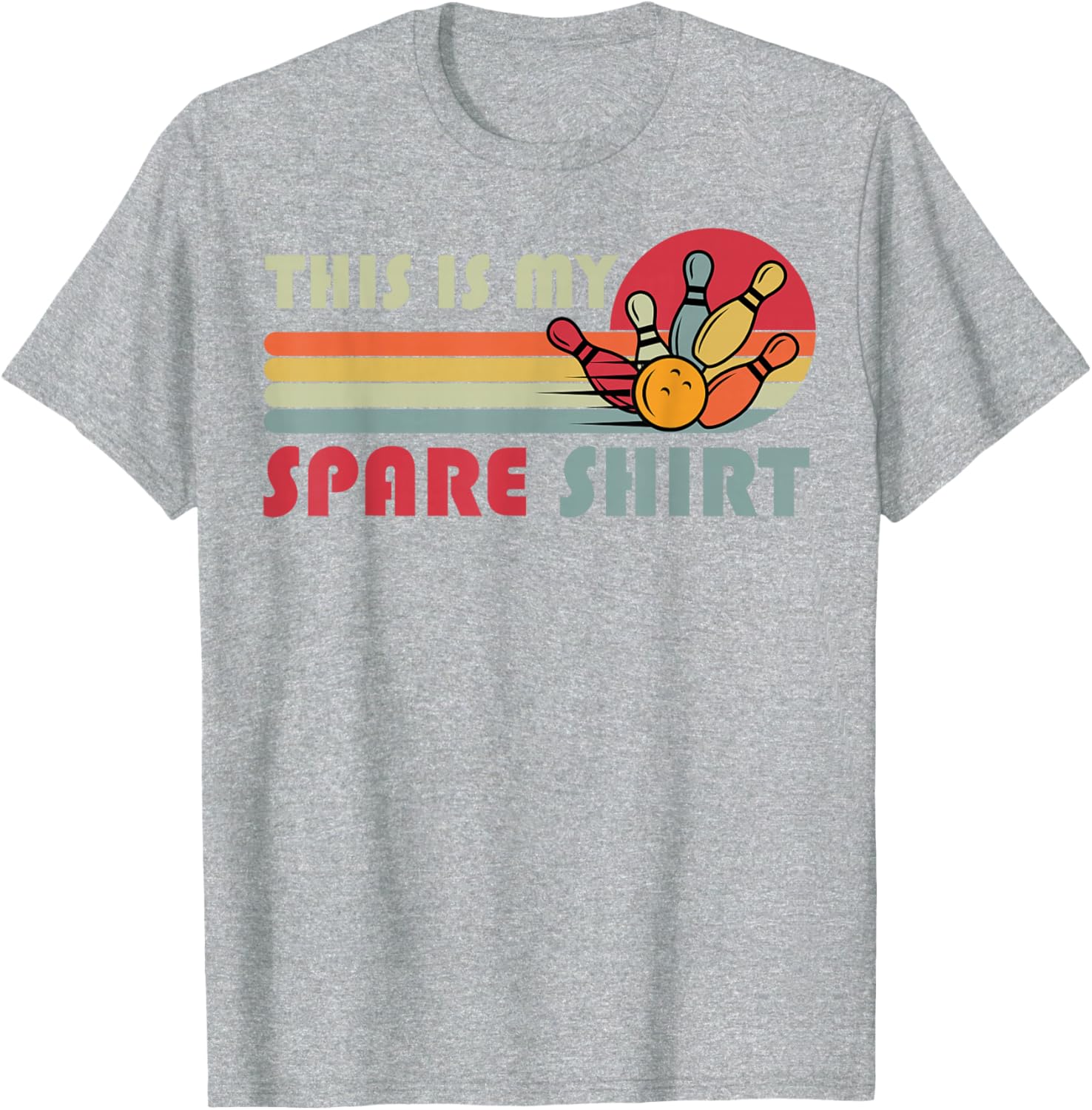 Funny Spare Bowling T-Shirt for Men, Women, and Kids - Perfect Team Gear - 5