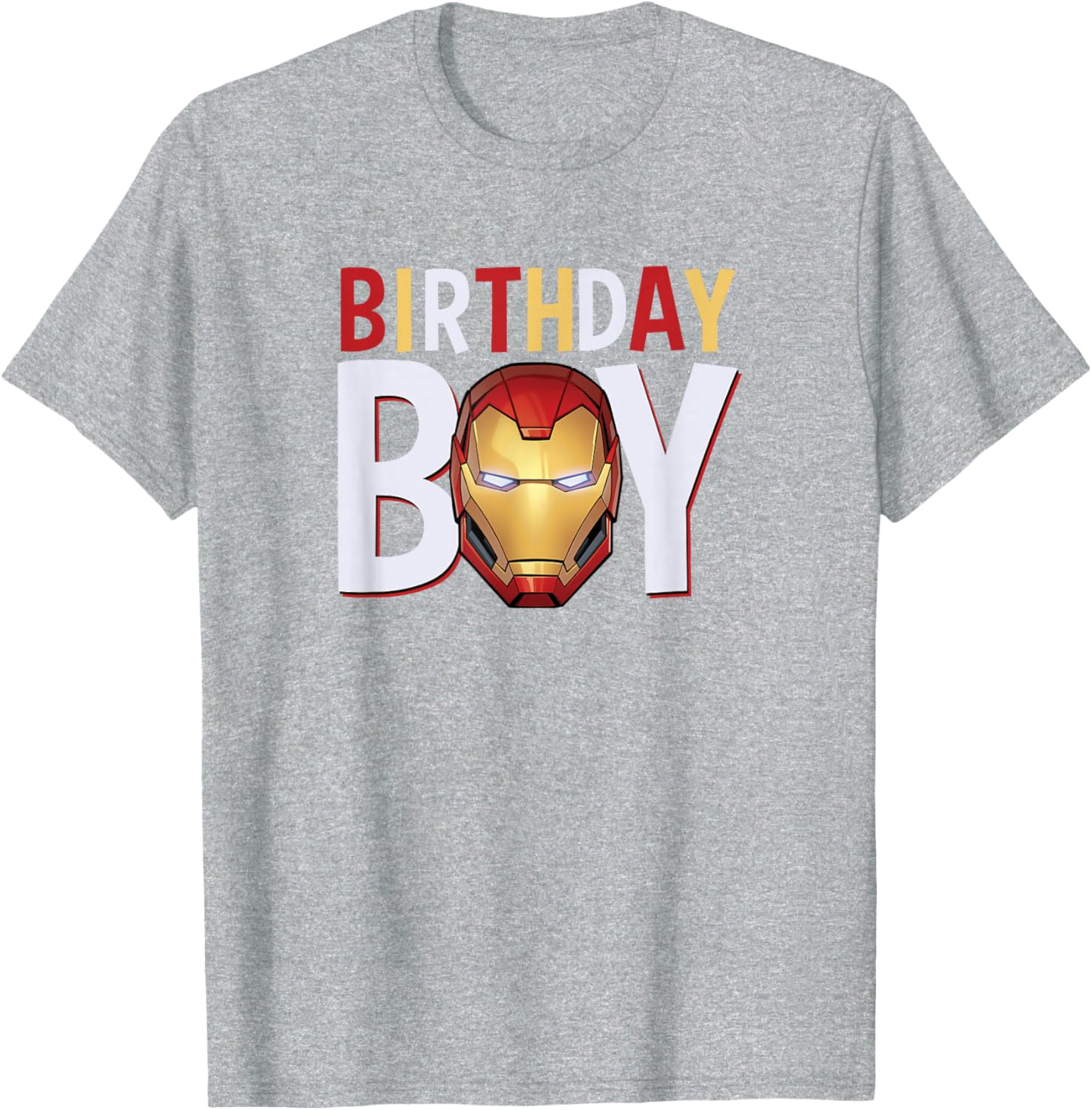 Marvel Avengers Iron Man T-Shirt for Birthday Boys - Cool Superhero Gear - 9