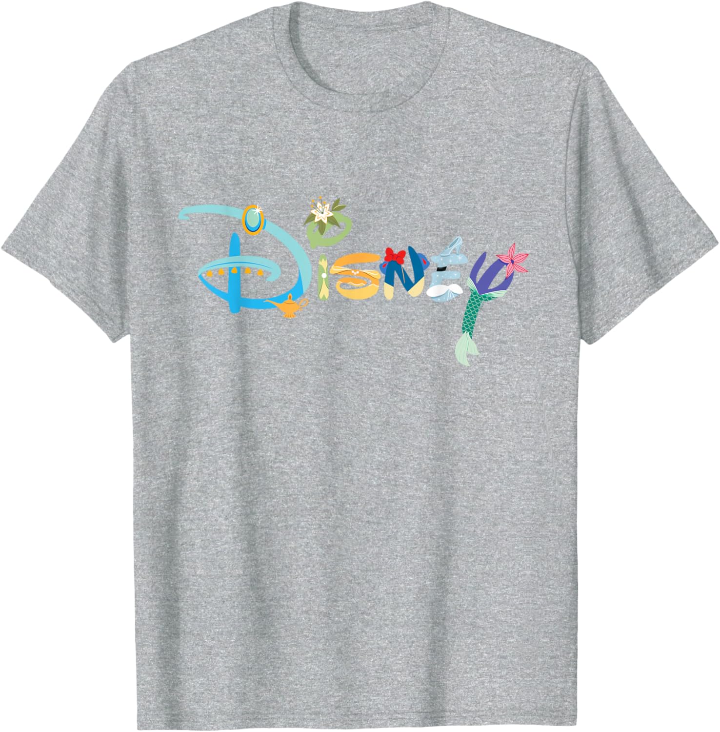 Disney Princess Classic Logo T-Shirt for Kids and Adults, Stylish Gift - 11