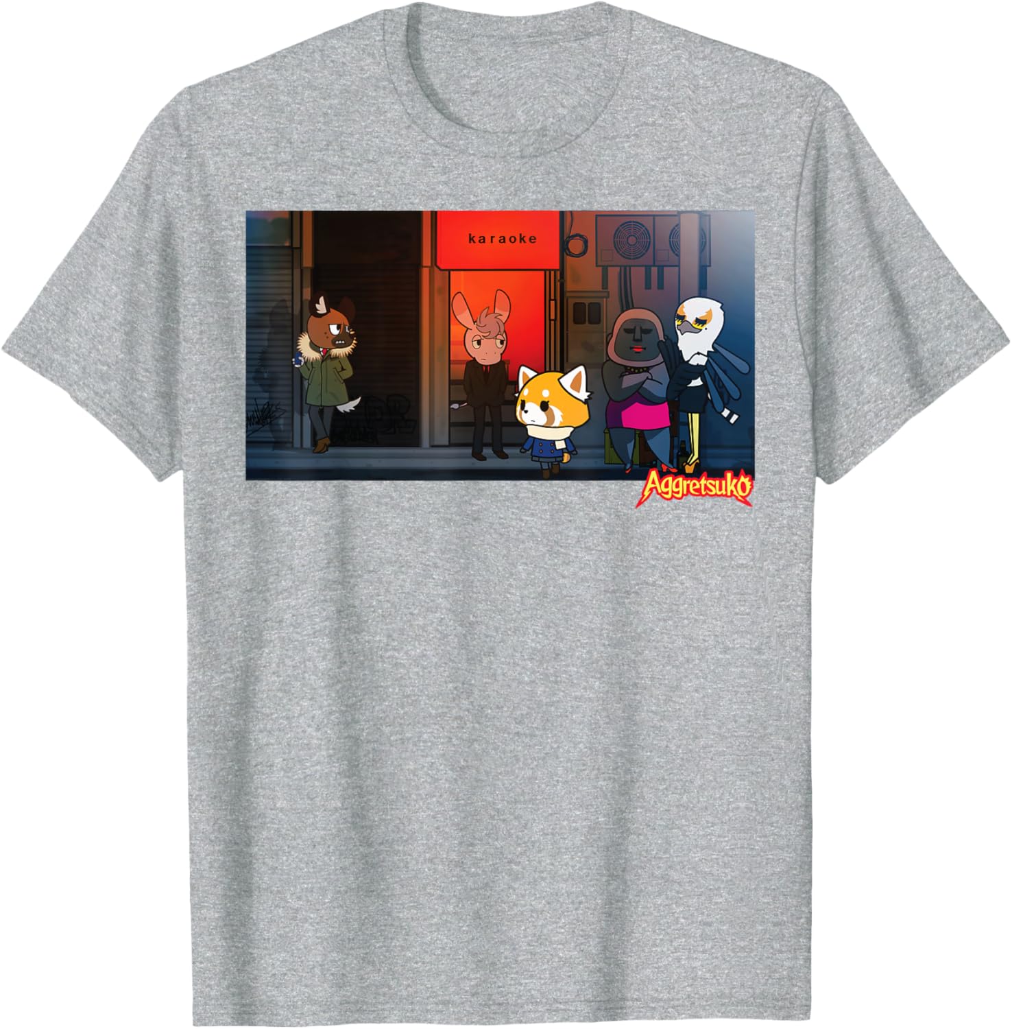 Aggretsuko Season 2 Karaoke Night T-Shirt for Fun Fashion Lovers - 6