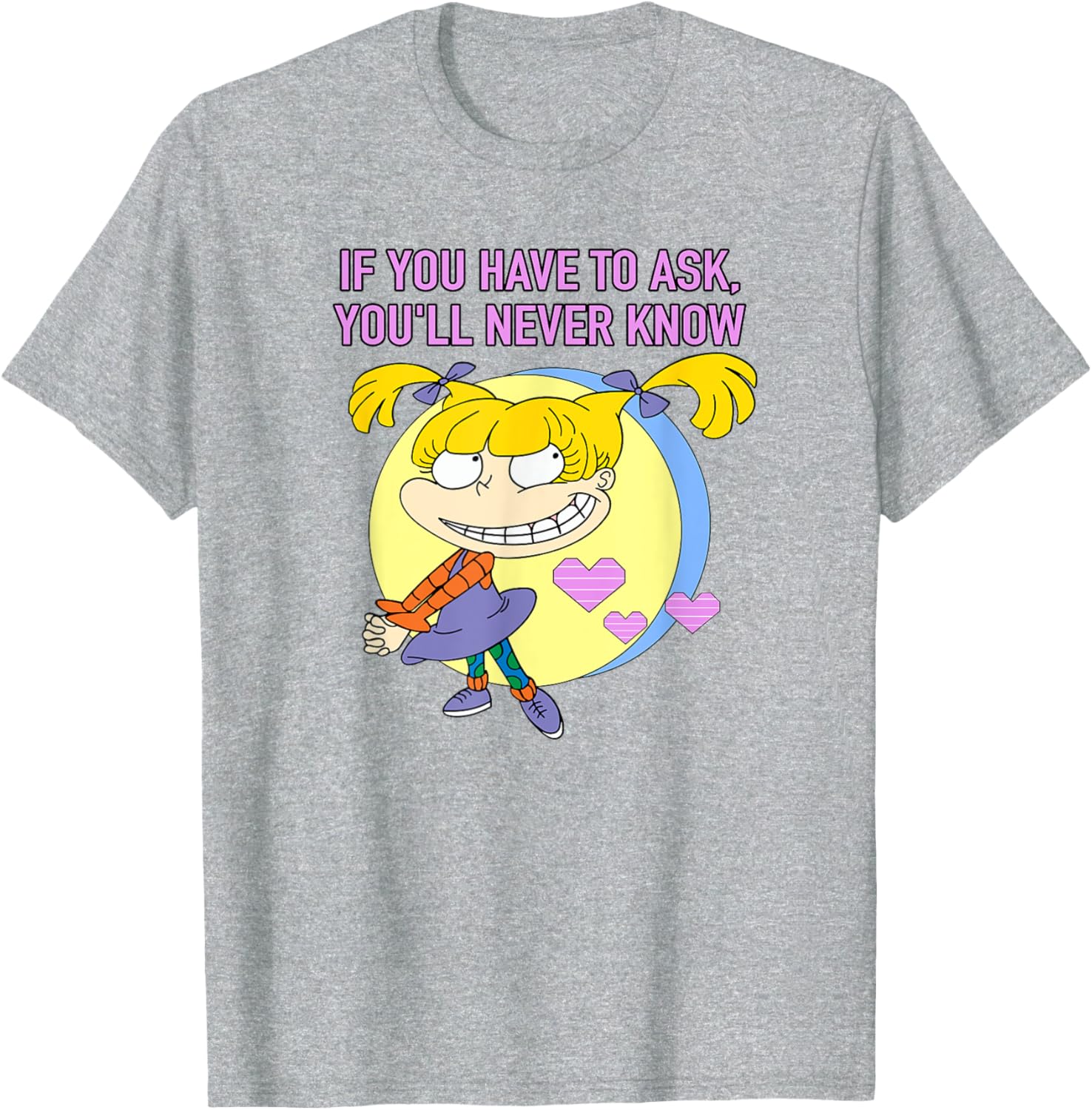 Mademark Rugrats Angelica If You Have to Ask You'll Never Know T-Shirt - 2