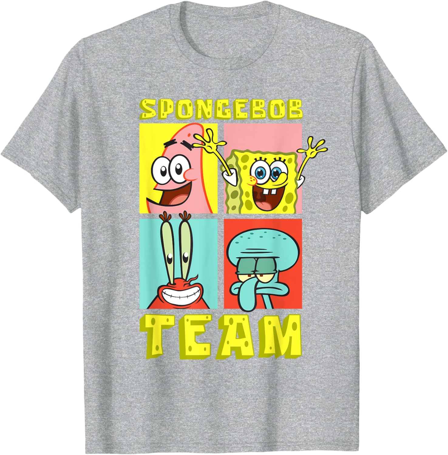 Mademark SpongeBob SquarePants Birthday T-Shirt with Team SpongeBob Design - 13