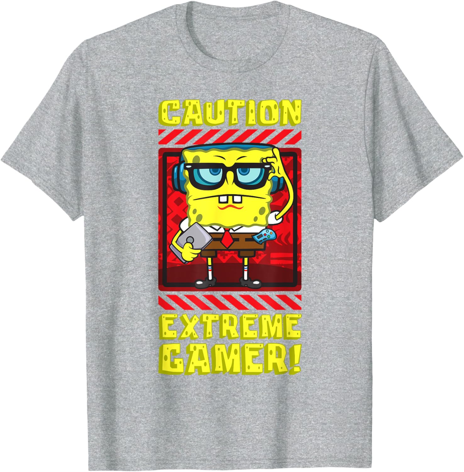 Funny SpongeBob Video Games Lover T-Shirt for Kids and Gamers - 8