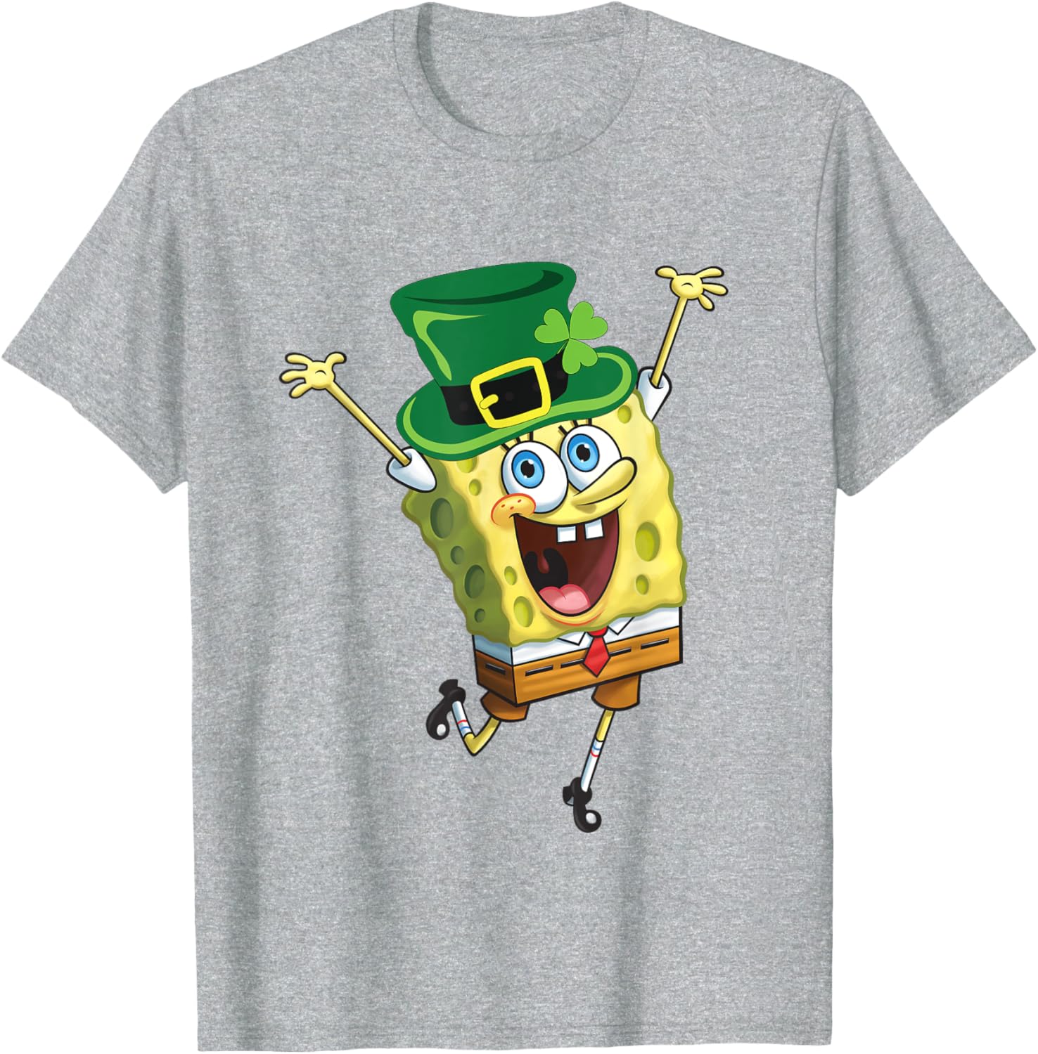SpongeBob SquarePants St Patricks Day T-Shirt for Fun Festive Style - 15