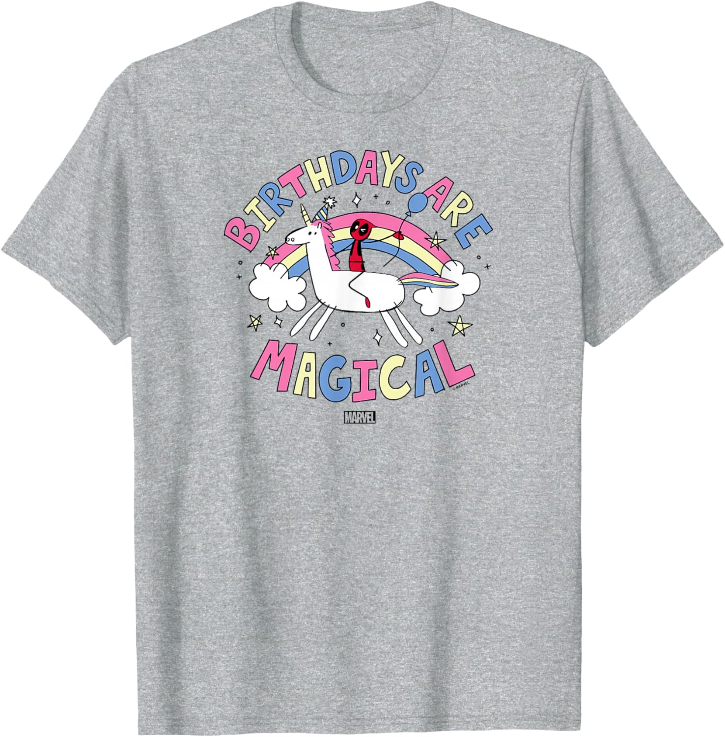 Deadpool Birthdays Are Magical T-Shirt Fun Gift for Marvel Fans - 10
