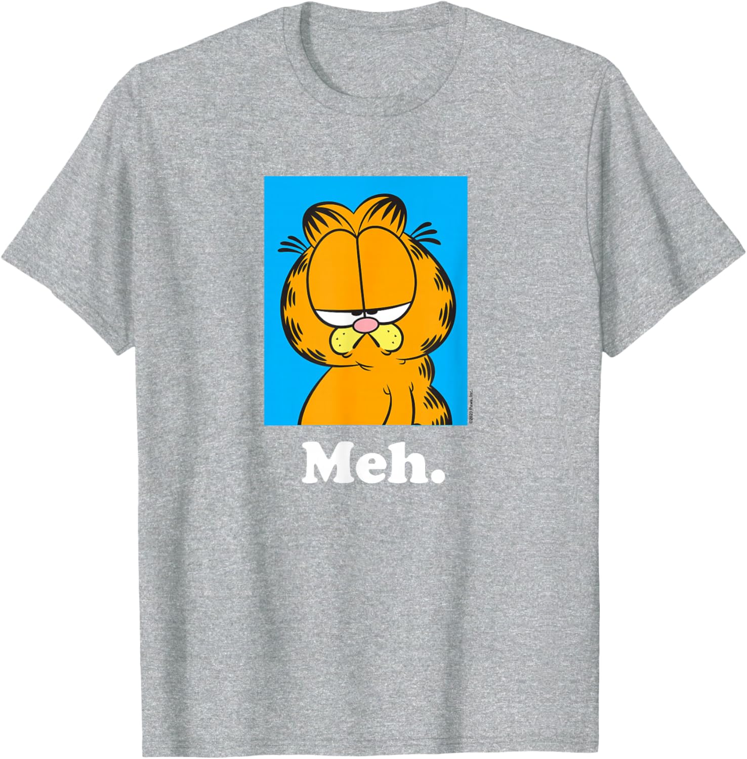 Garfield Meh T-Shirt for Fun Lovers - Stylish Apparel for All Ages - 4