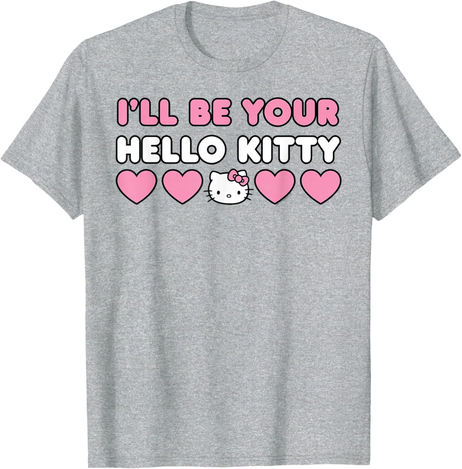 Cute Hello Kitty Couples Matching Valentine's Day T-Shirt for Lovers - 11