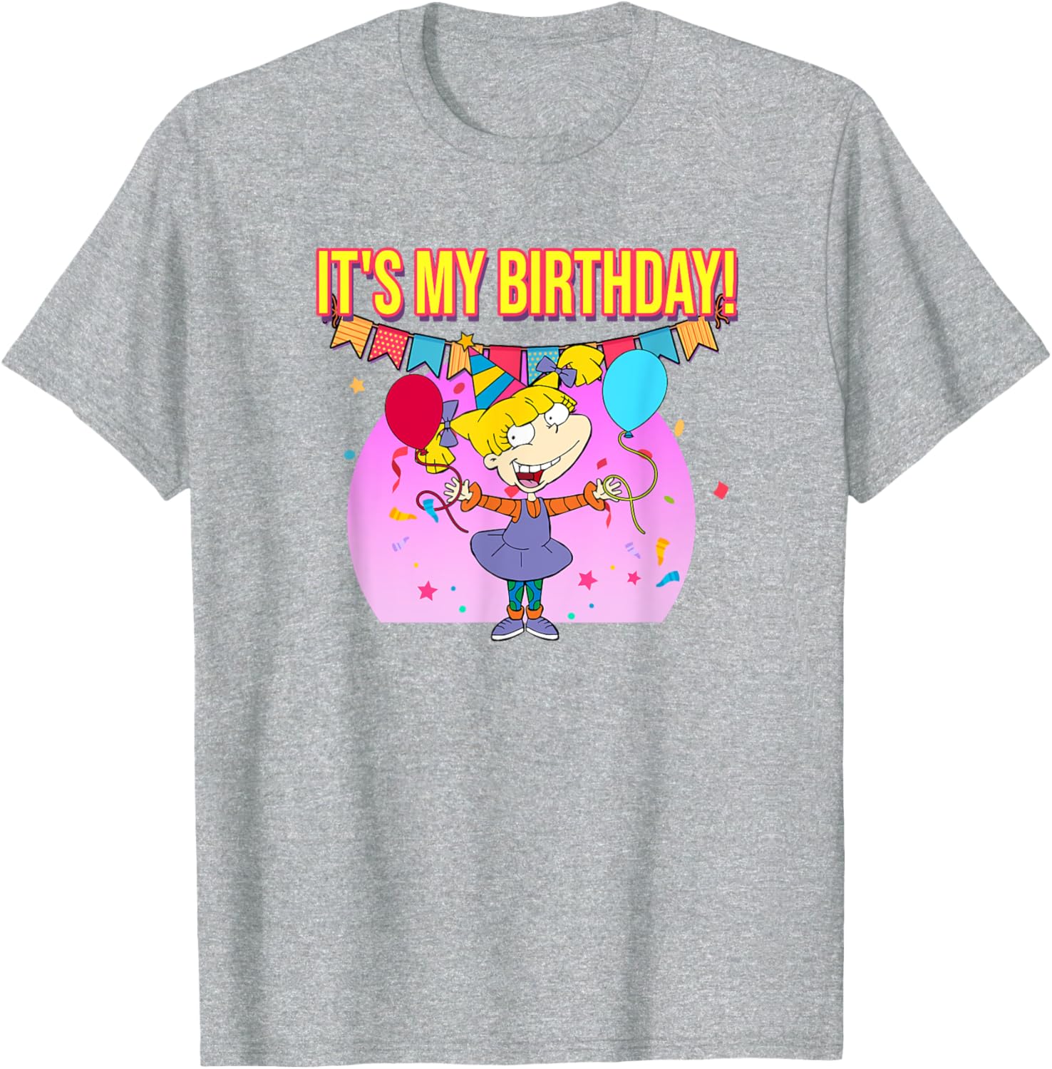 Mademark x Rugrats Angelica Pickles Birthday T-Shirt Fun Kids Apparel - 3