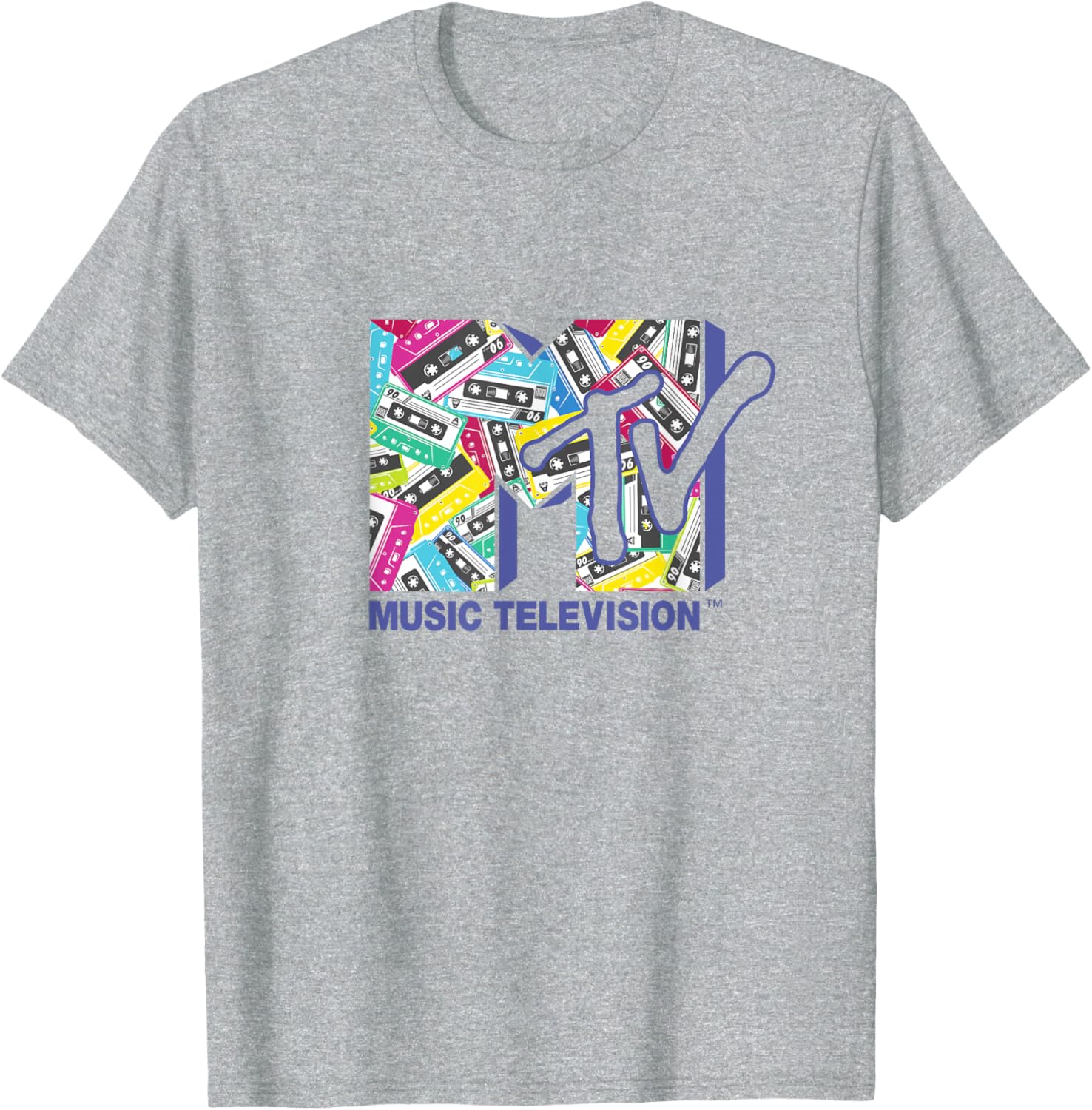 Mademark x MTV 80s Logo T-Shirt with Classic Tapes - Retro Style Apparel - 2