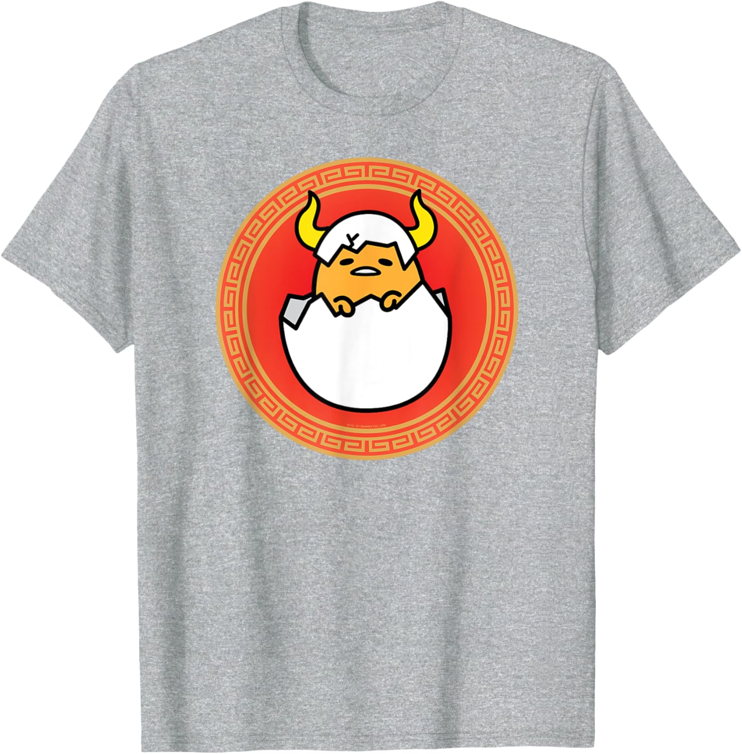 Gudetama Year of the Ox 2021 Lunar New Year T-Shirt for Fun Fashion - 3