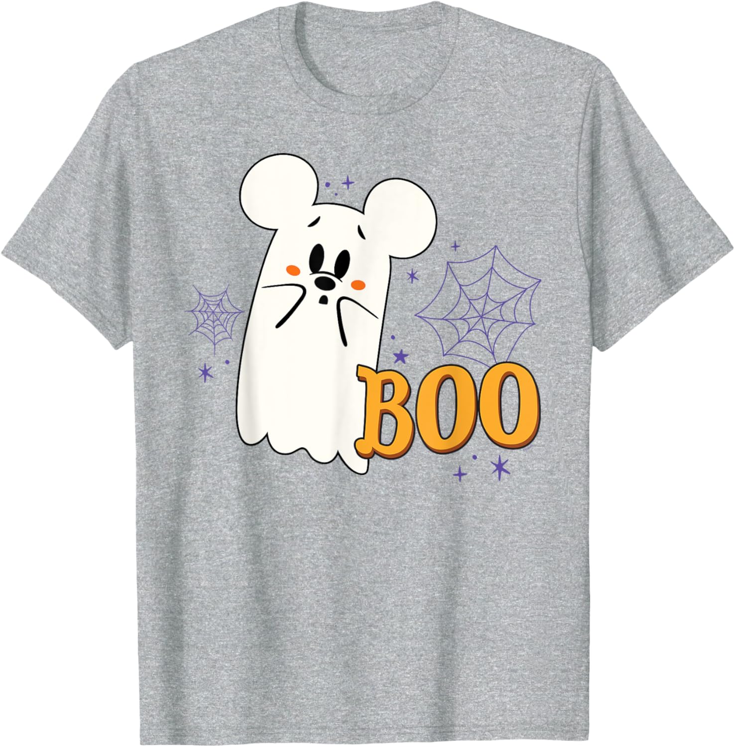 Cute Mickey Mouse Halloween Ghost T-Shirt for Kids and Adults - 14