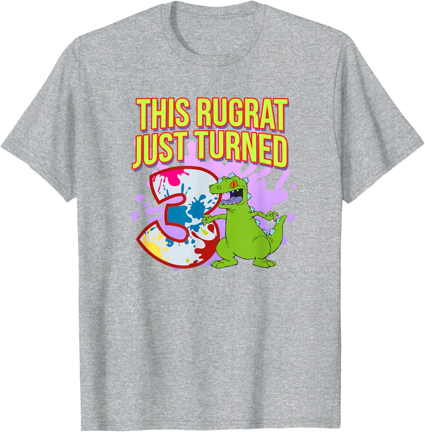 Mademark Rugrats 3rd Birthday Party T-Shirt for Kids Fun Celebration - 1