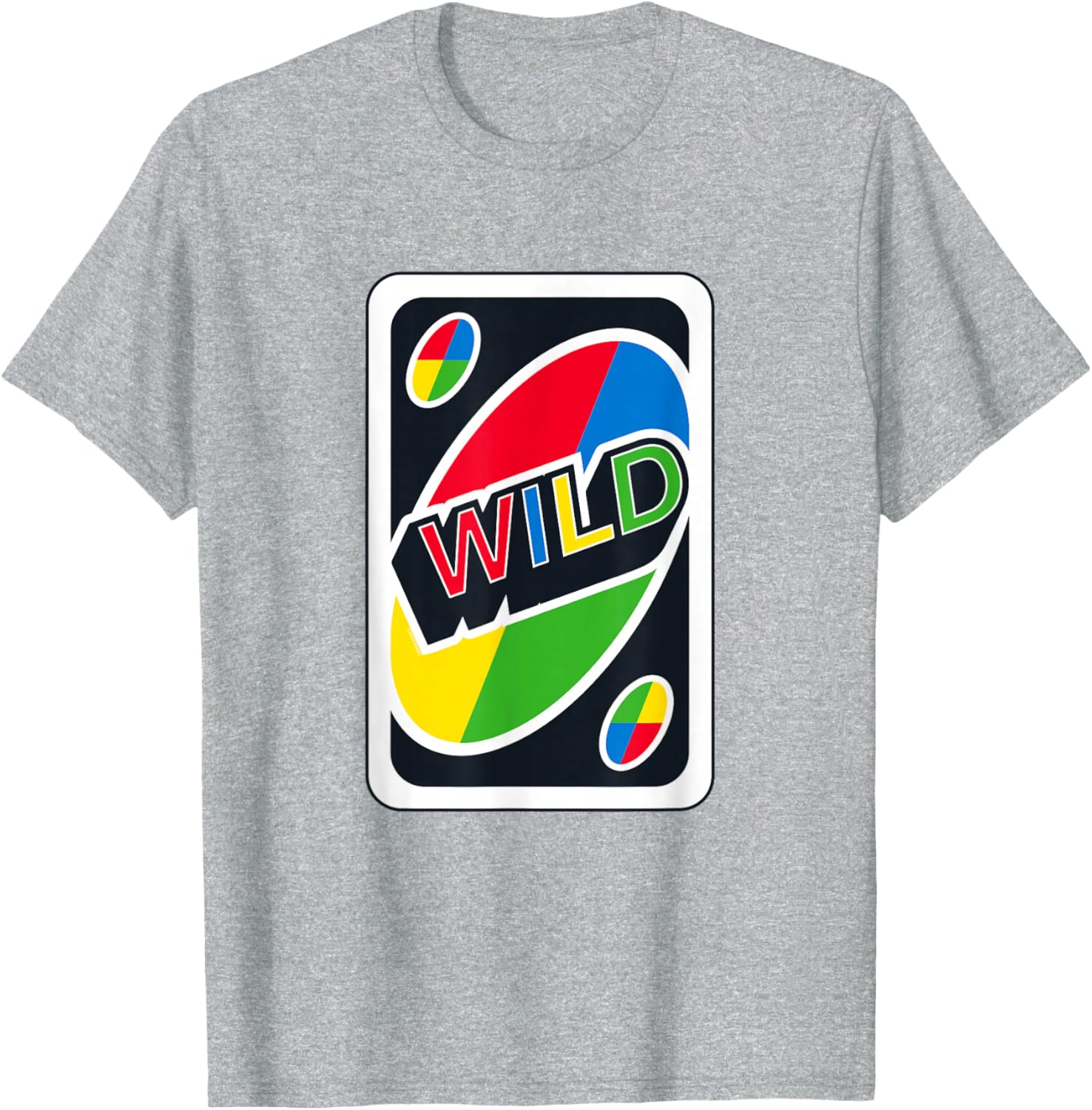 UNO Wild Card T-Shirt Fun Graphic Tee for Gamers and Casual Wear - 1
