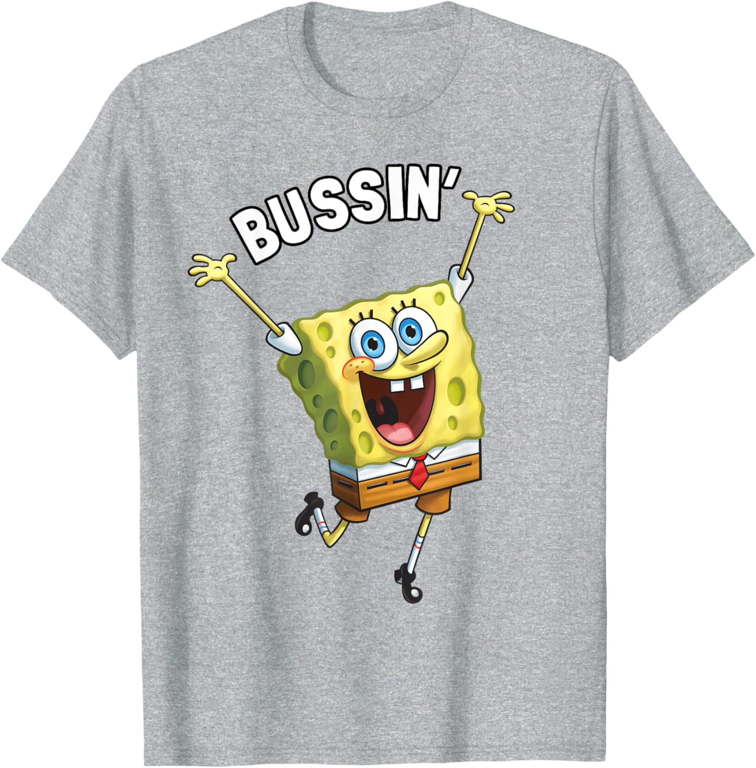 Mademark SpongeBob SquarePants Bussin T-Shirt for Fun and Fashion - 8