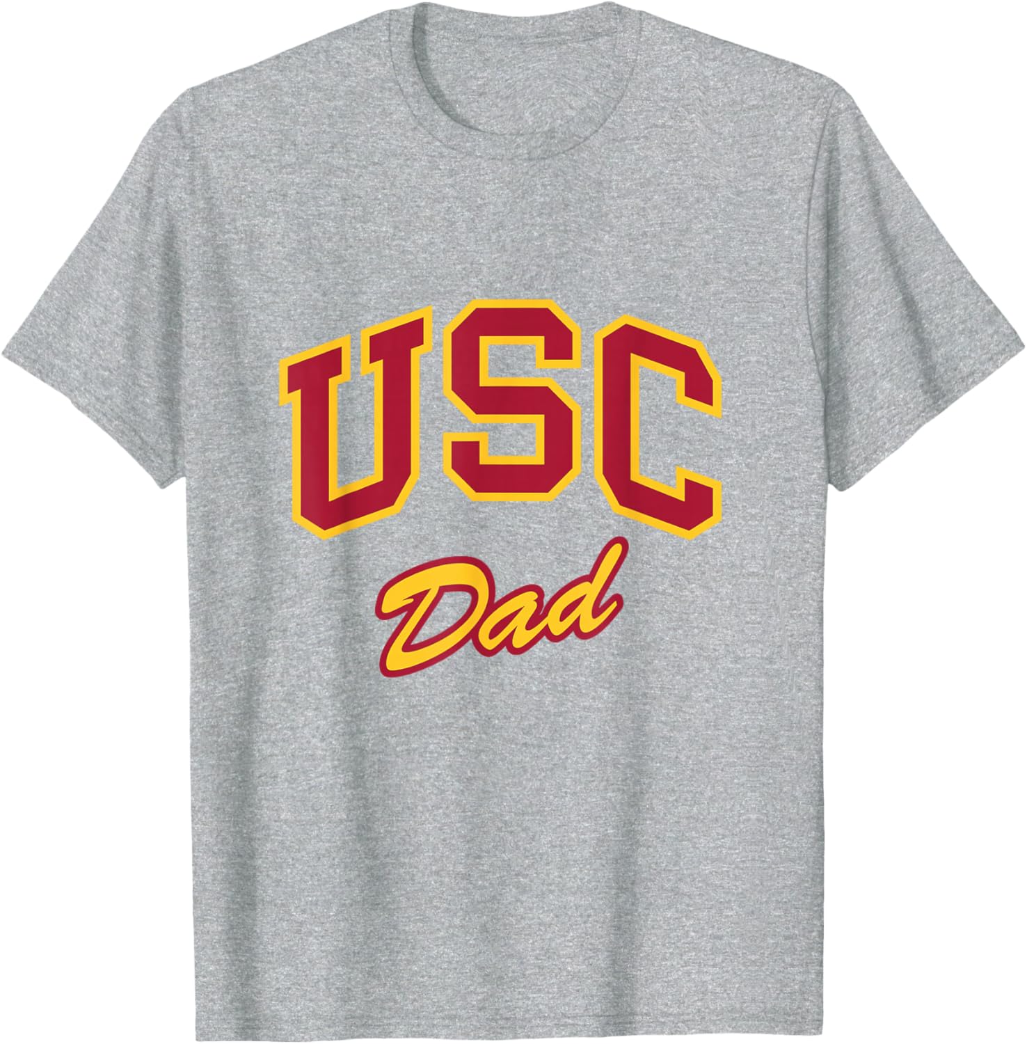 USC Dad Retro Script Style T-Shirt for Sports Fans and Outdoors Fun - 3