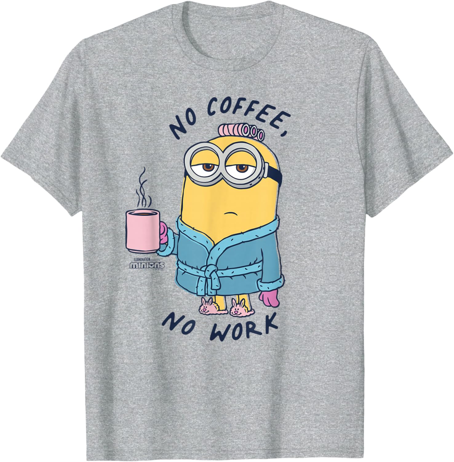 Minions Dave No Coffee No Work T-Shirt Fun Graphic Tee for Fans - 7