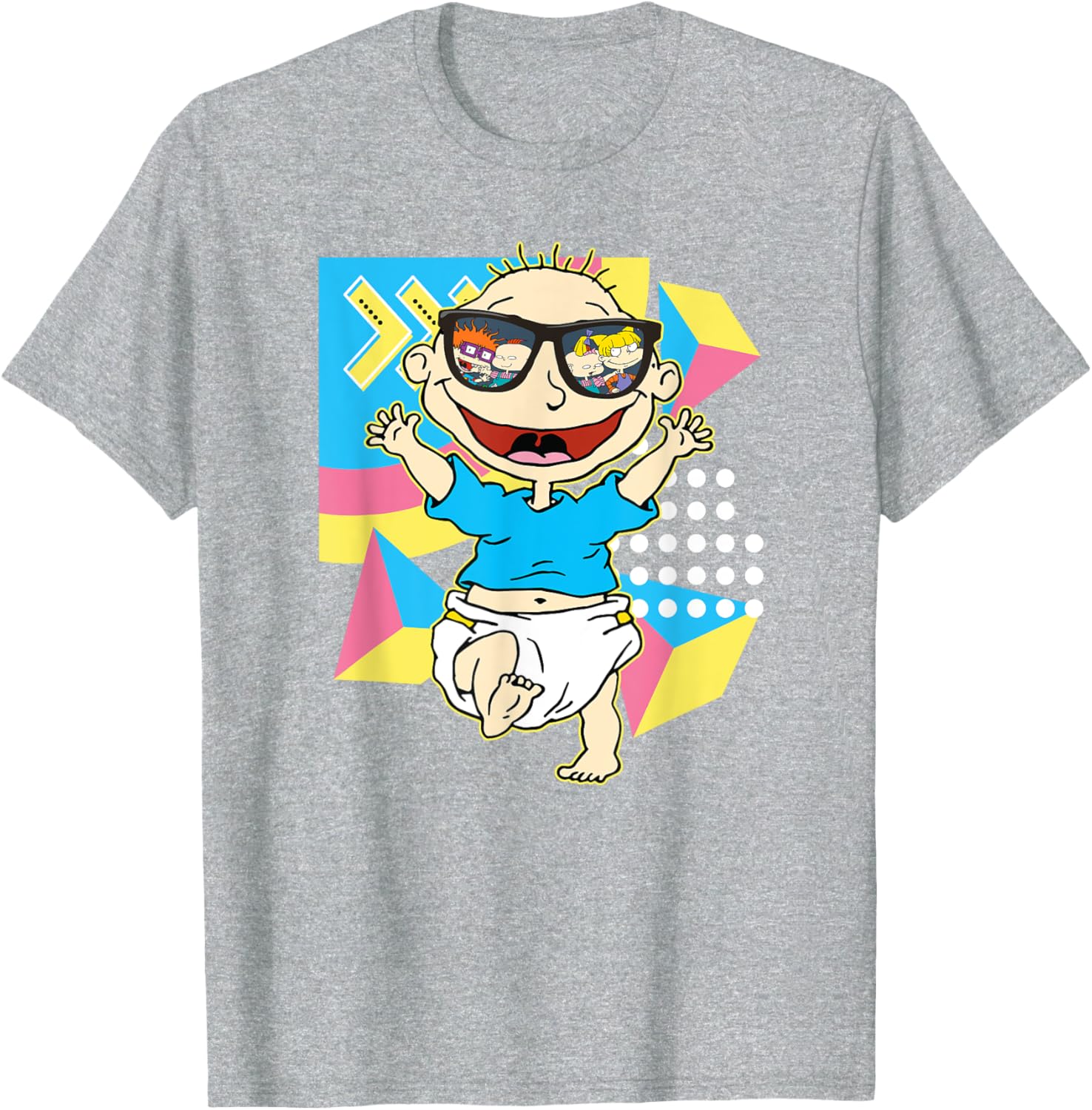 Mademark x Rugrats Tommy Pickles Sunglasses Reflection T-Shirt for Kids - 2