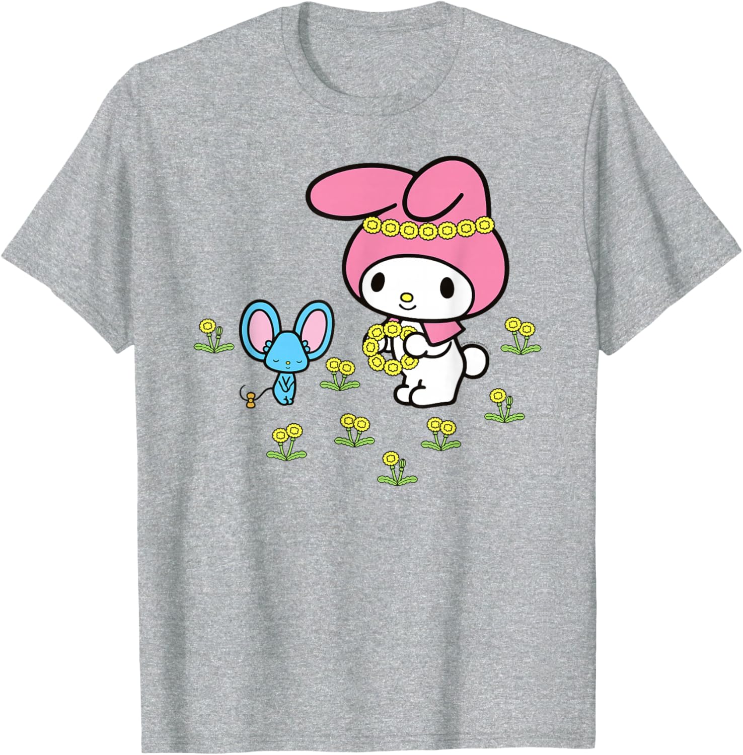 My Melody Flower Crown T-Shirt for Fun and Stylish Outfits - 6