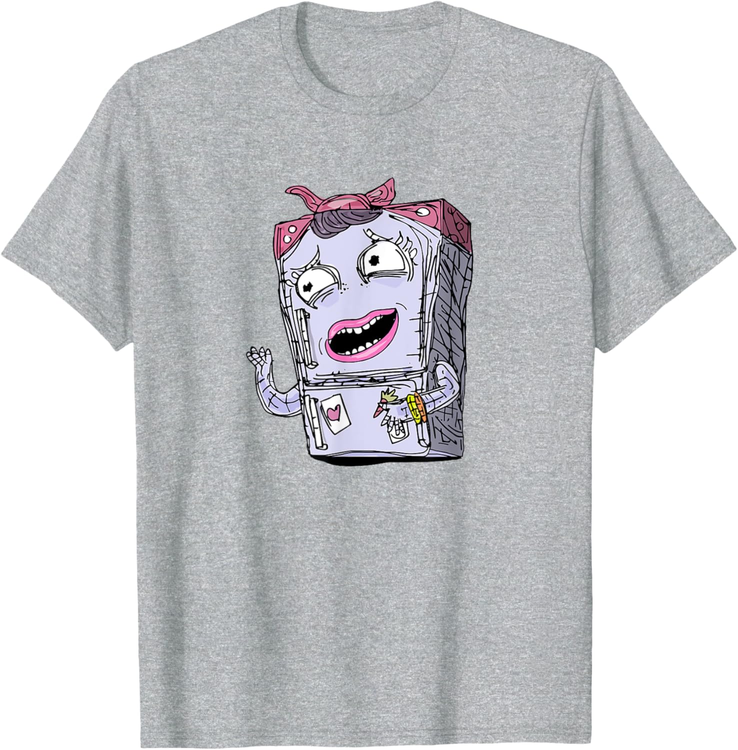 Rick and Morty Mrs. Refrigerator T-Shirt Fun Cartoon Apparel for Fans - 3