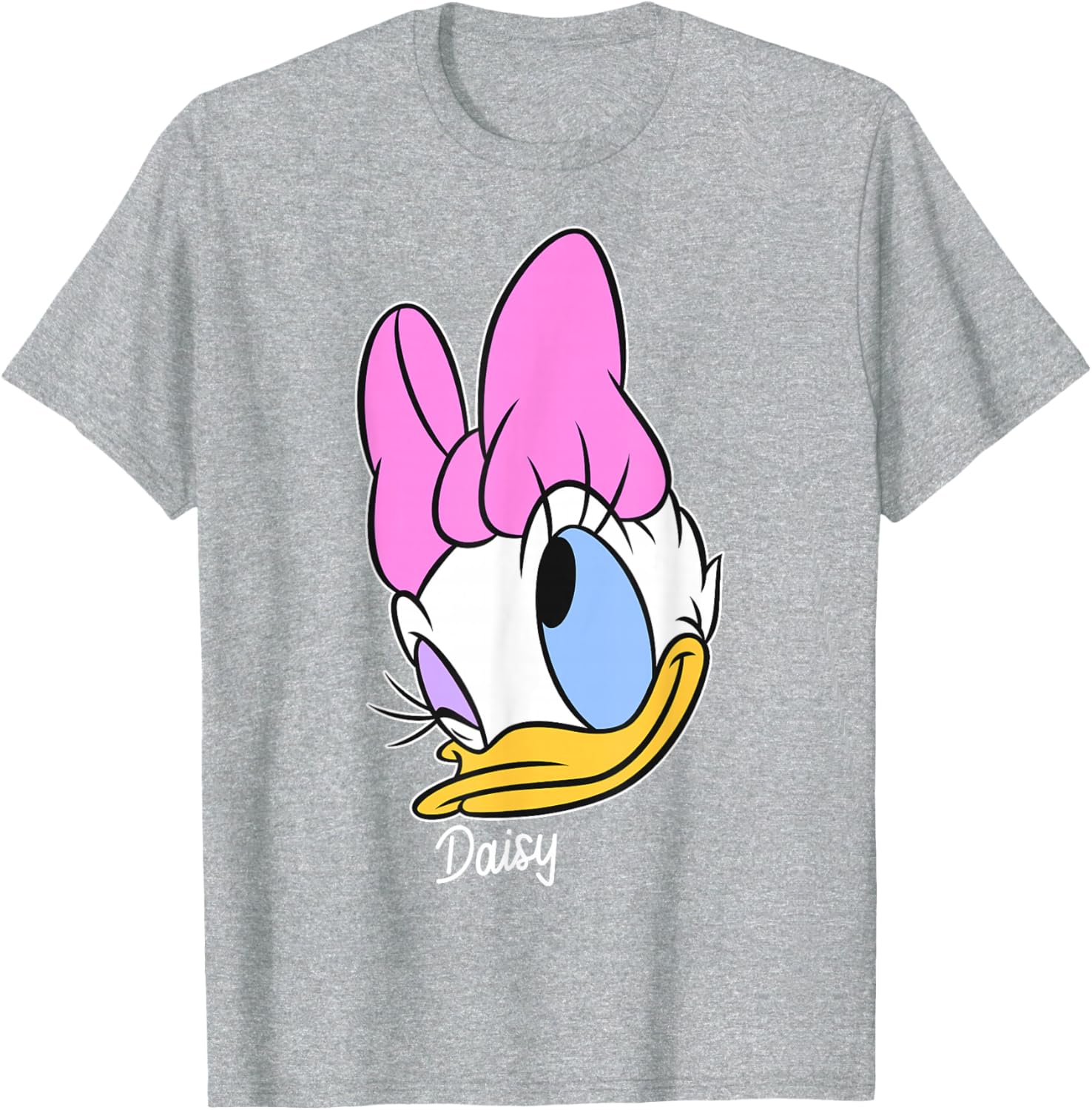 Disney Mickey and Friends Daisy Big Face T-Shirt for Fun Fashion Lovers - 4