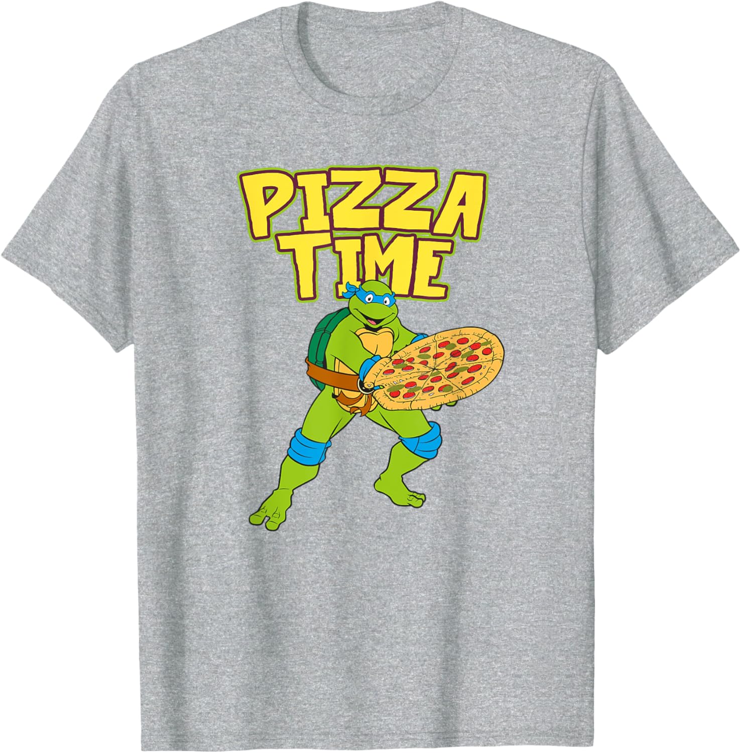 Mademark Teenage Mutant Ninja Turtles Leonardo Pizza Time T-Shirt - 8