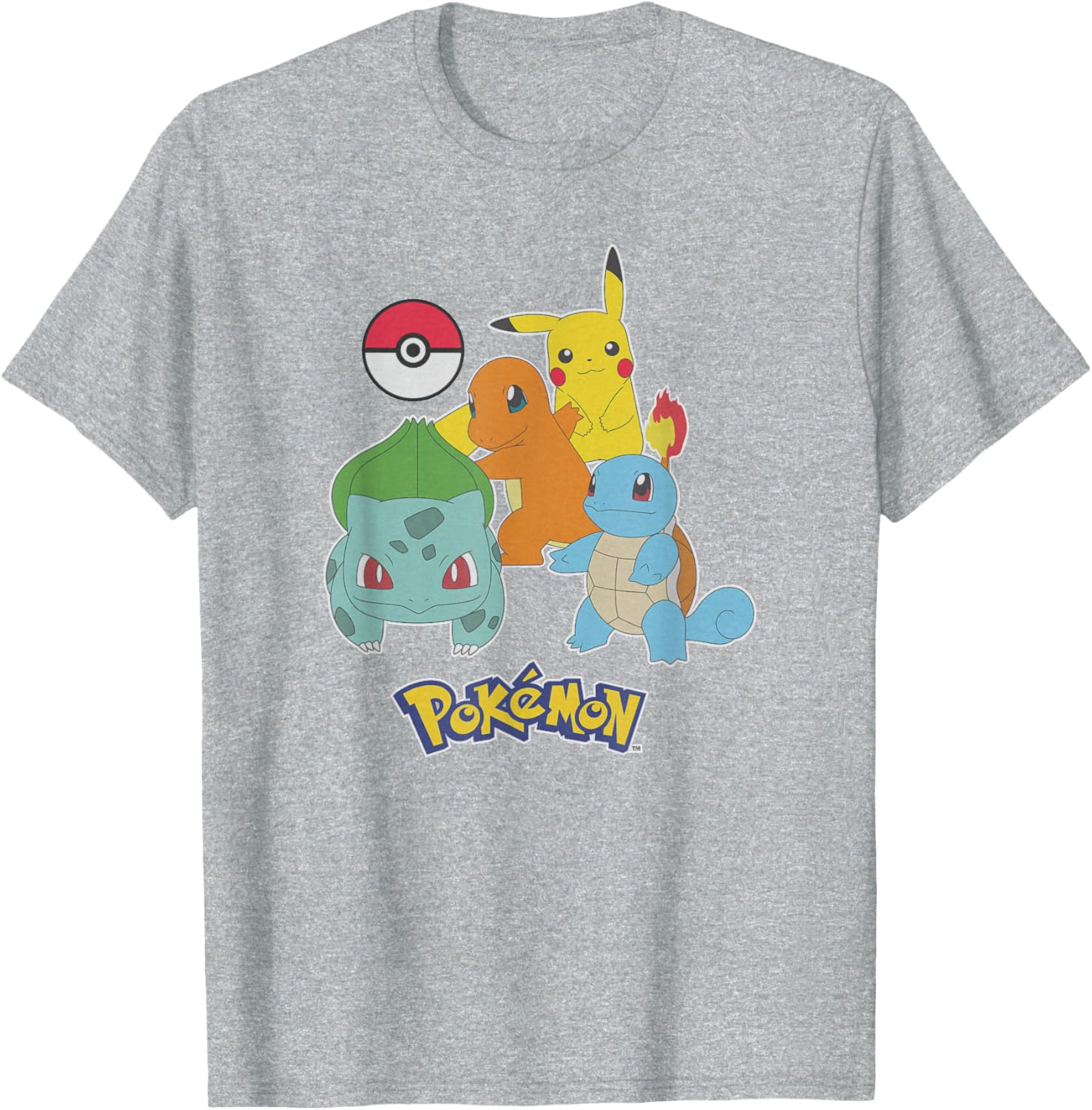Pokemon First Generation Group Shot Logo T-Shirt for Fans and Collectors - 6