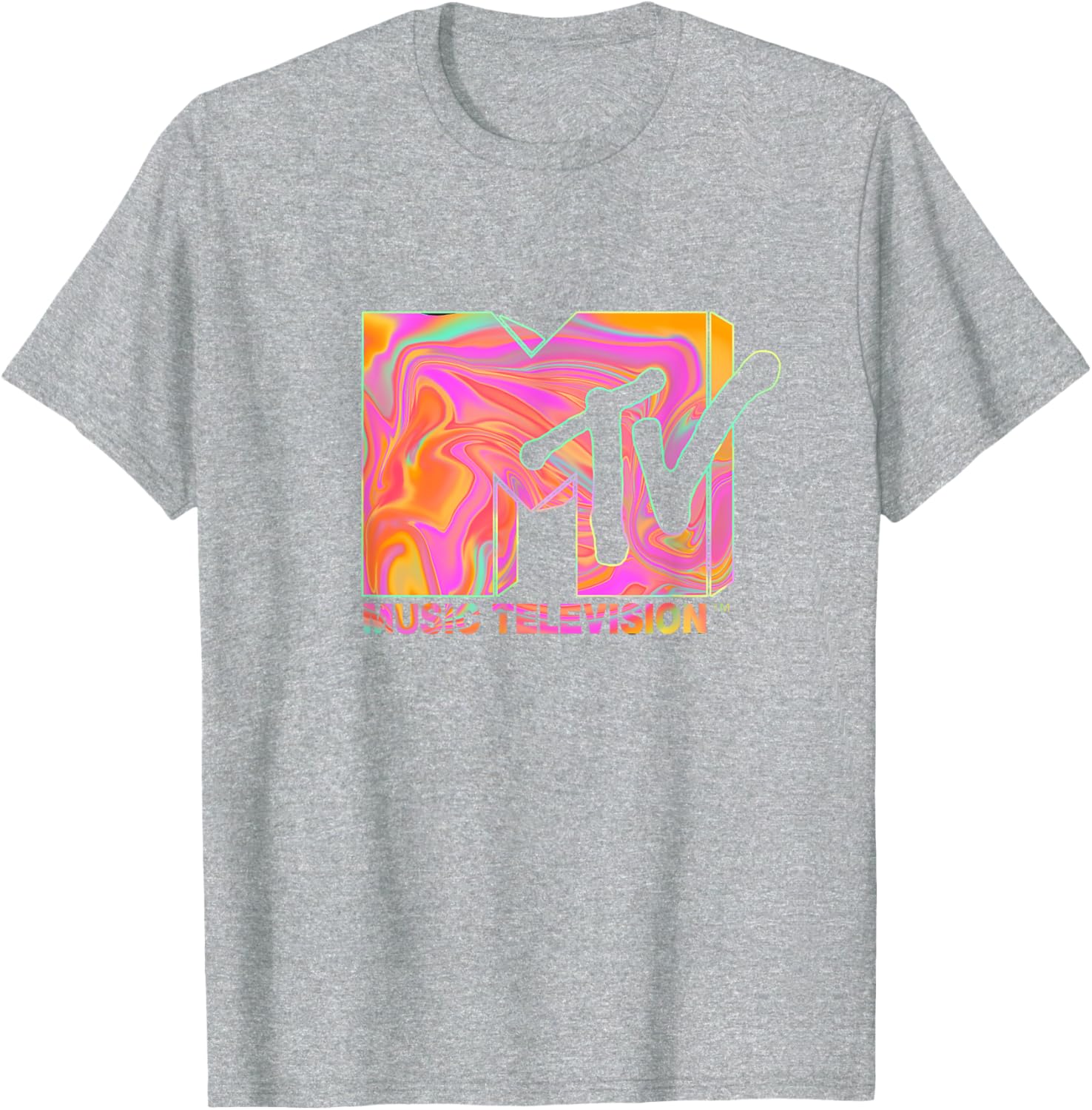 Mademark x MTV Retro Logo T-Shirt in 70s 80s Hippie Style Fashion - 21