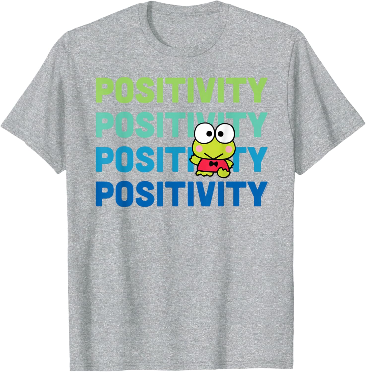 Keroppi Positivity T-Shirt - Cute Frog Design for Fun Fashion Lovers - 17