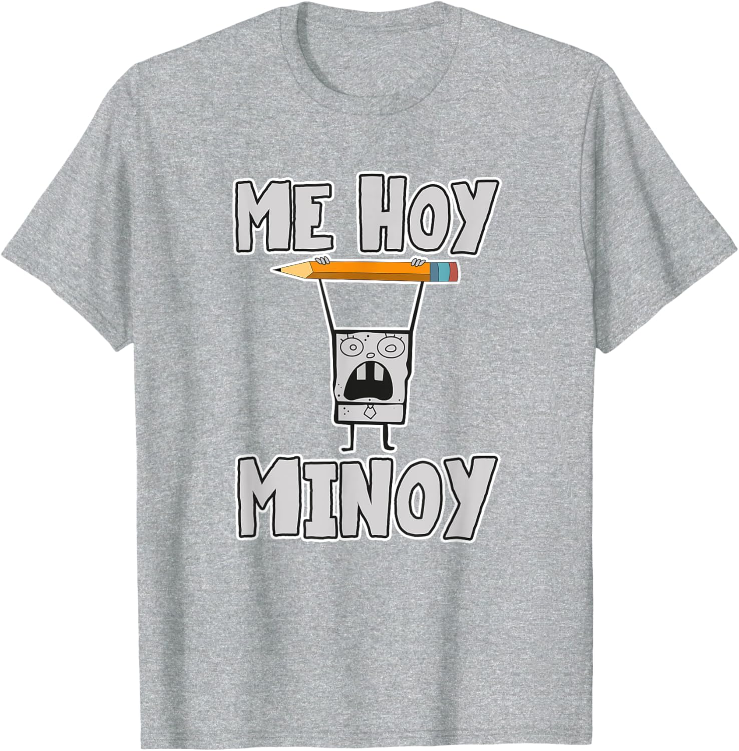 Mademark DoodleBob Me Hoy Minoy T-Shirt - Fun SpongeBob Apparel - 9