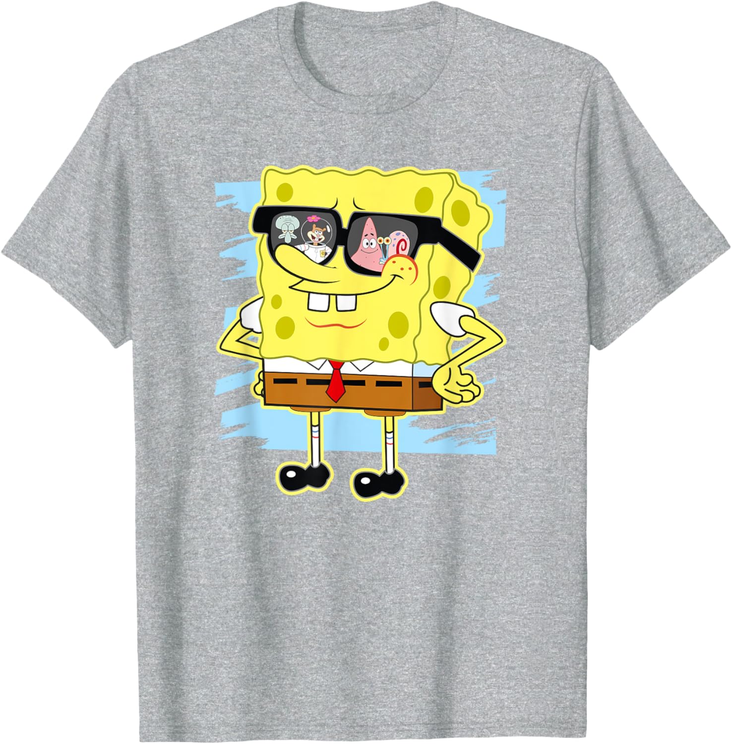 Mademark SpongeBob SquarePants Reflection in Sunglasses T-Shirt - 3
