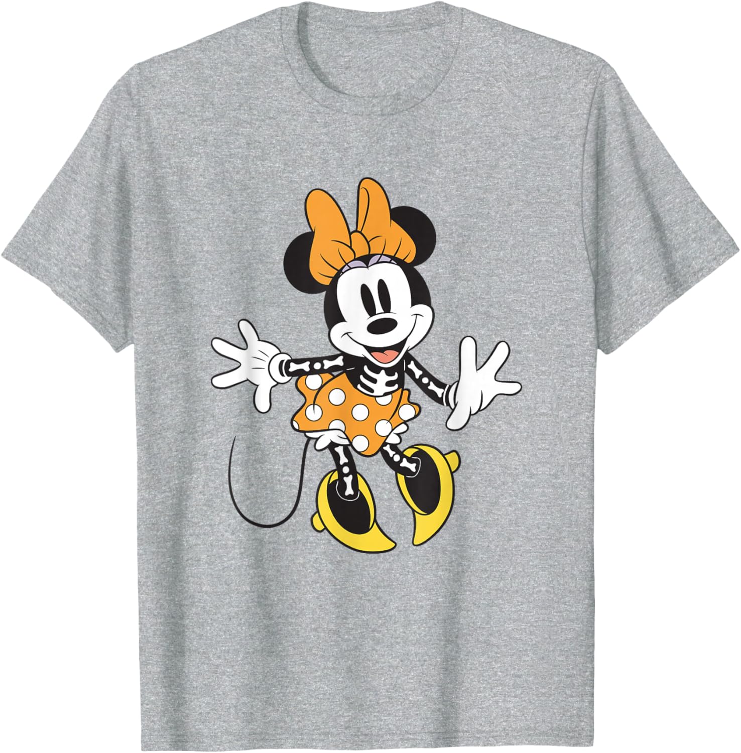 Minnie Mouse Skeleton Halloween T-Shirt for Disney Fans and Trick-or-Treaters - 3