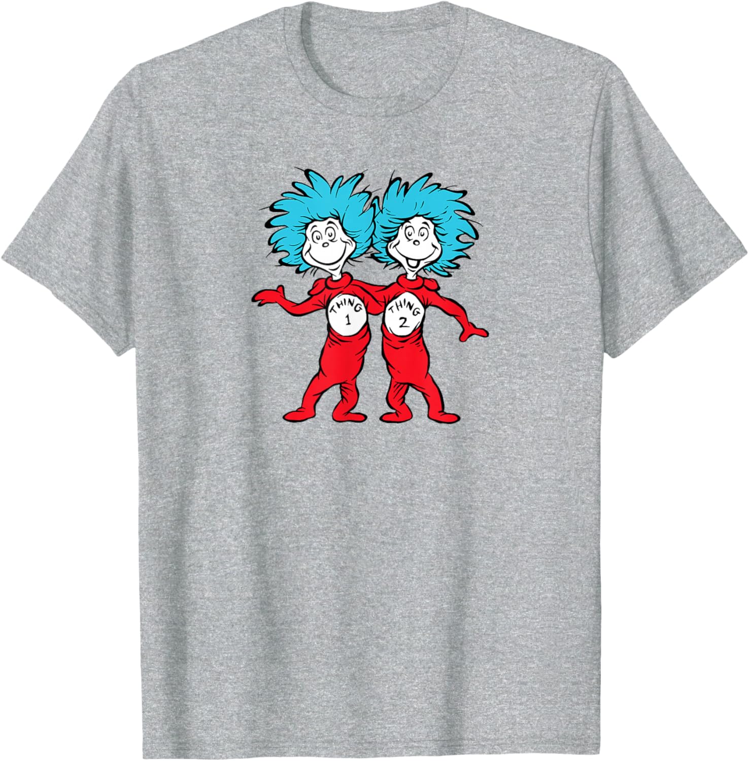 Dr. Seuss Thing 1 Thing 2 Buddies T-Shirt for Fun Lovers and Kids - 24