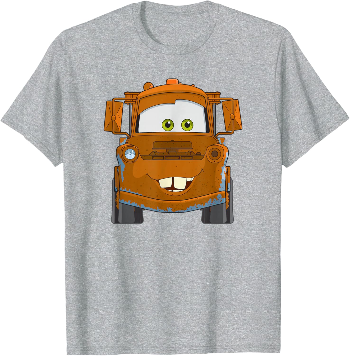 Disney Pixar Cars Mater Big Truck Face T-Shirt for Kids and Adults - 7