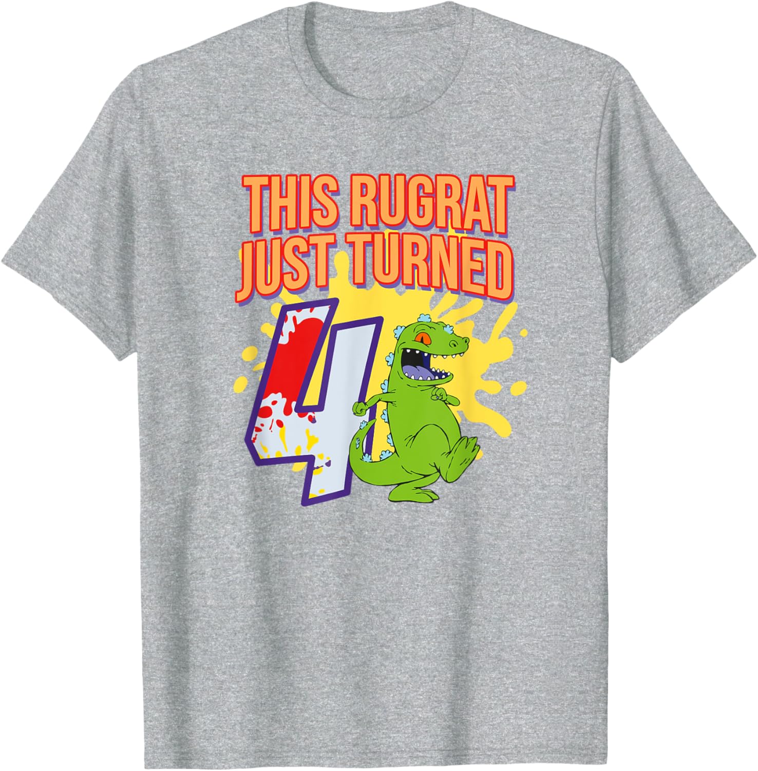 Mademark Rugrats 4th Birthday Party T-Shirt for Kids Fun Celebration - 4