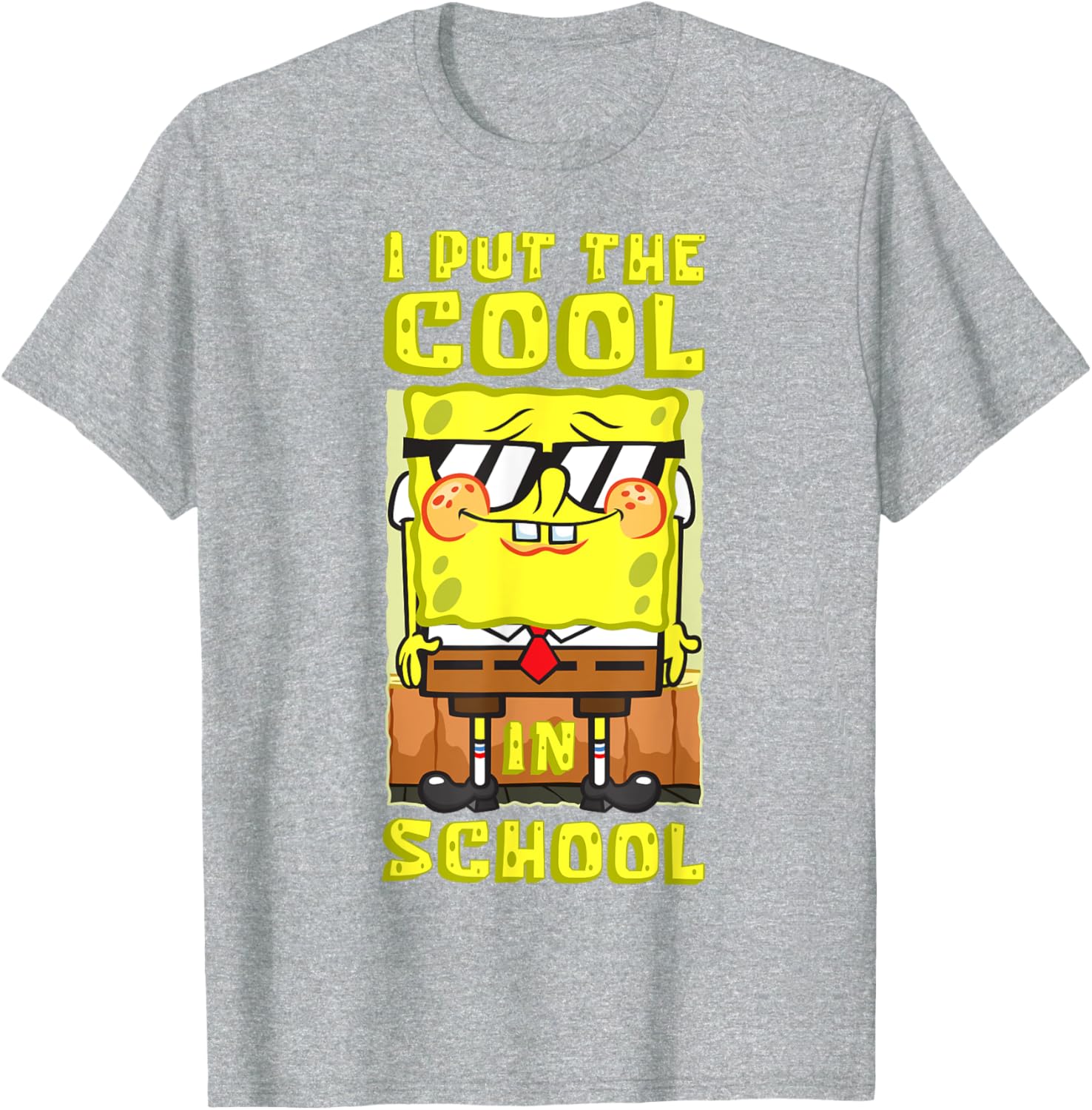 Mademark SpongeBob Back To School Boys Gift T-Shirt Cool School Style - 9