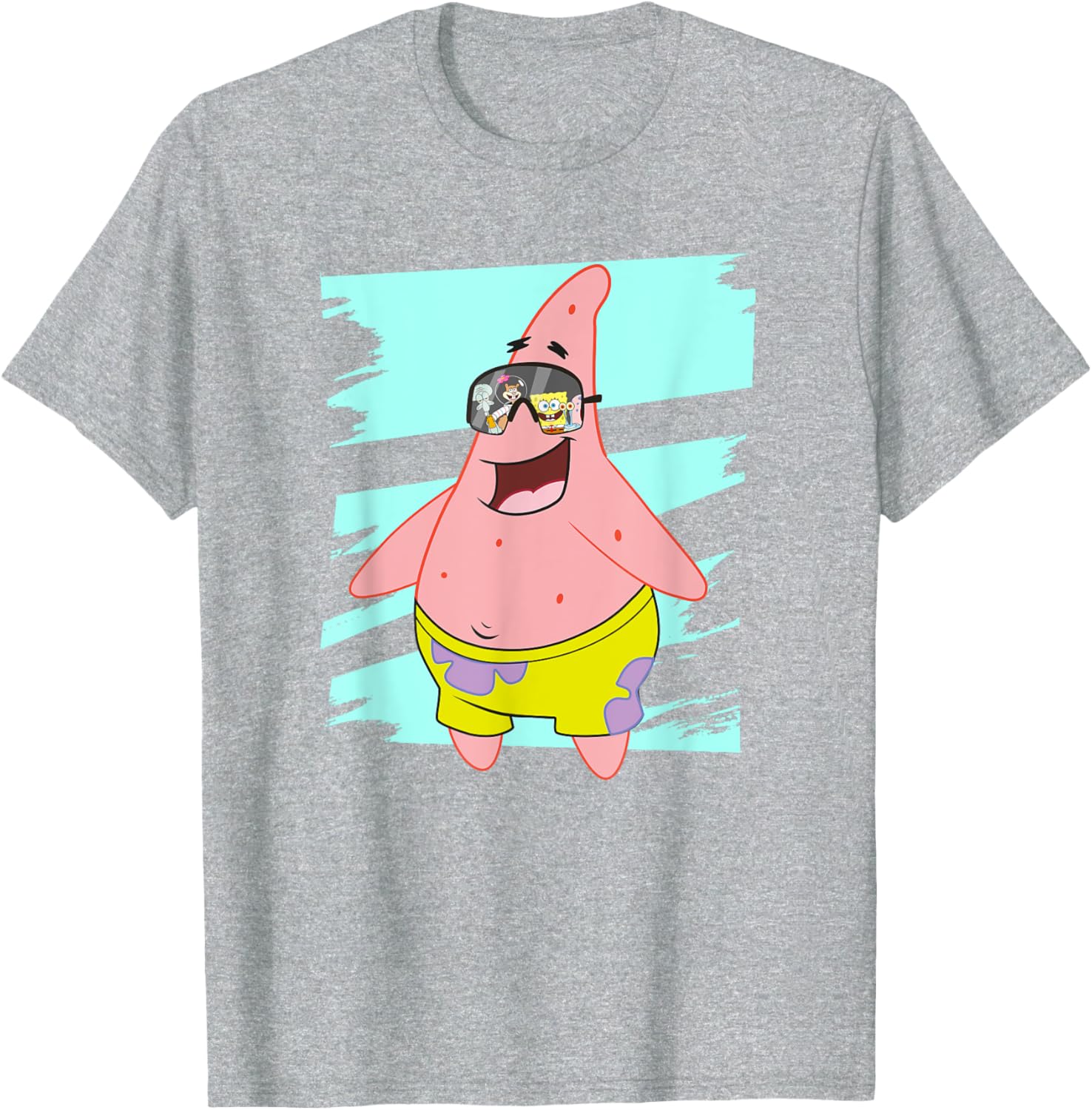 Mademark Patrick Star Sunglasses T-Shirt Fun SpongeBob SquarePants Apparel - 7