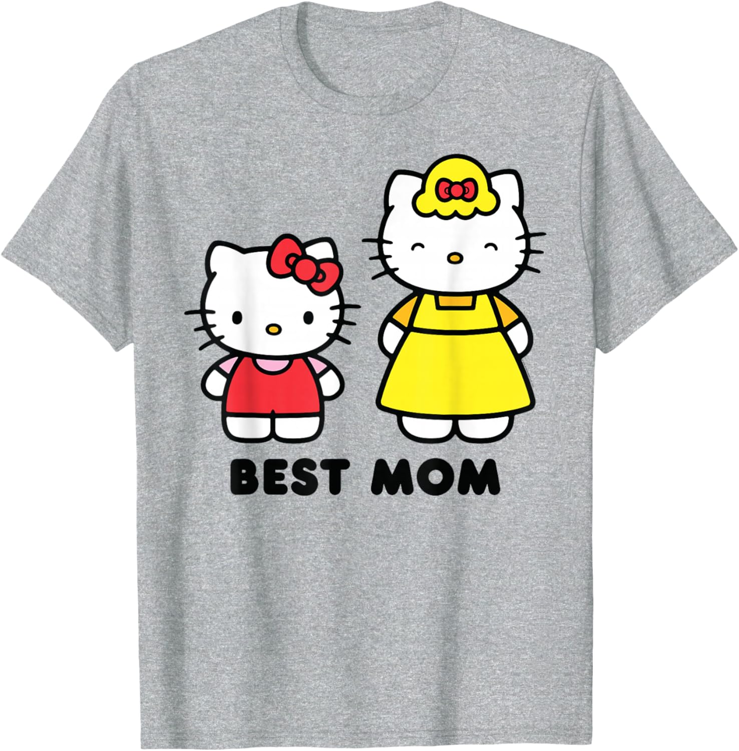 Hello Kitty Best Mom Mother's Day T-Shirt for Loving Moms and Gifts - 5